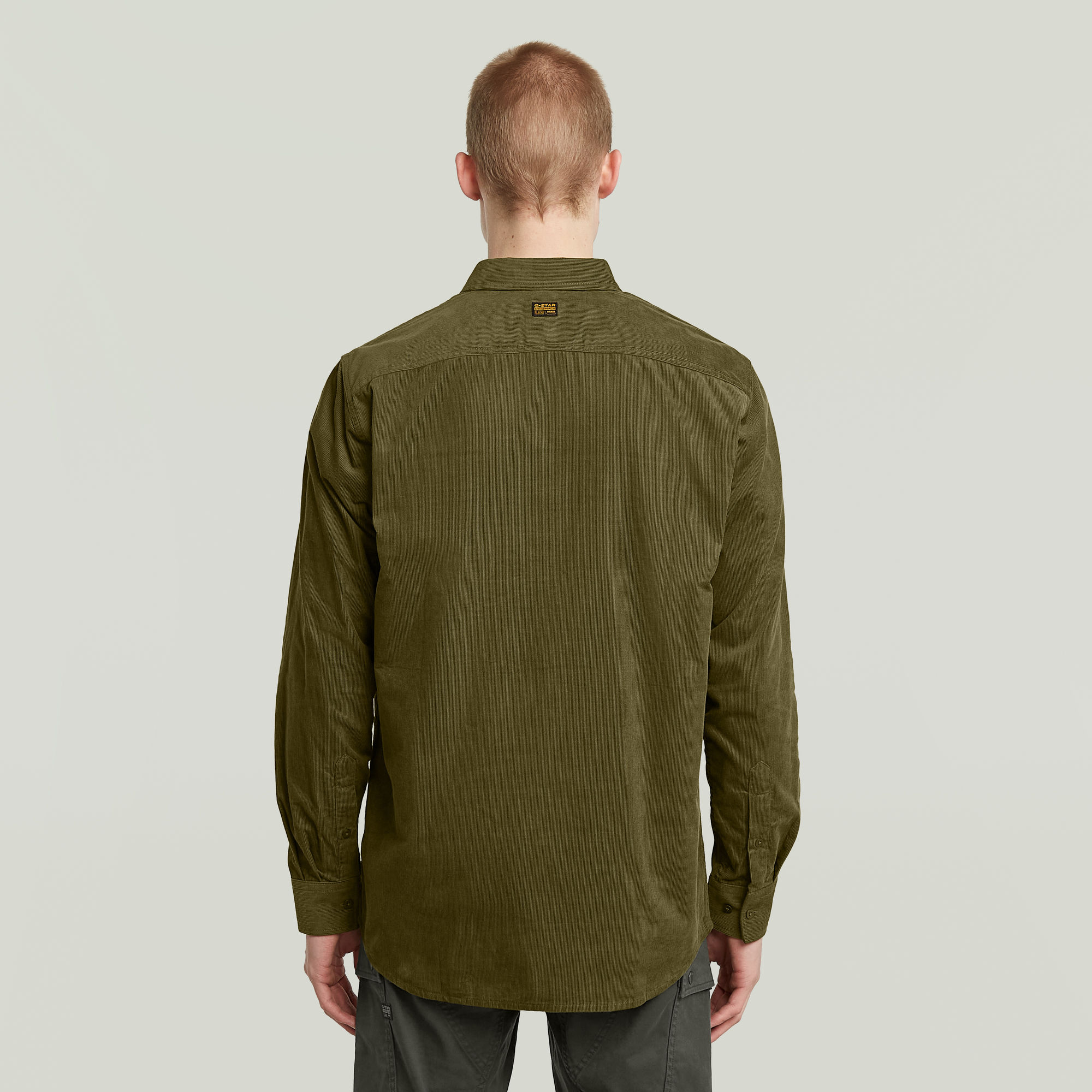 G-Star RAW Clean Regular Overhemd Groen Heren