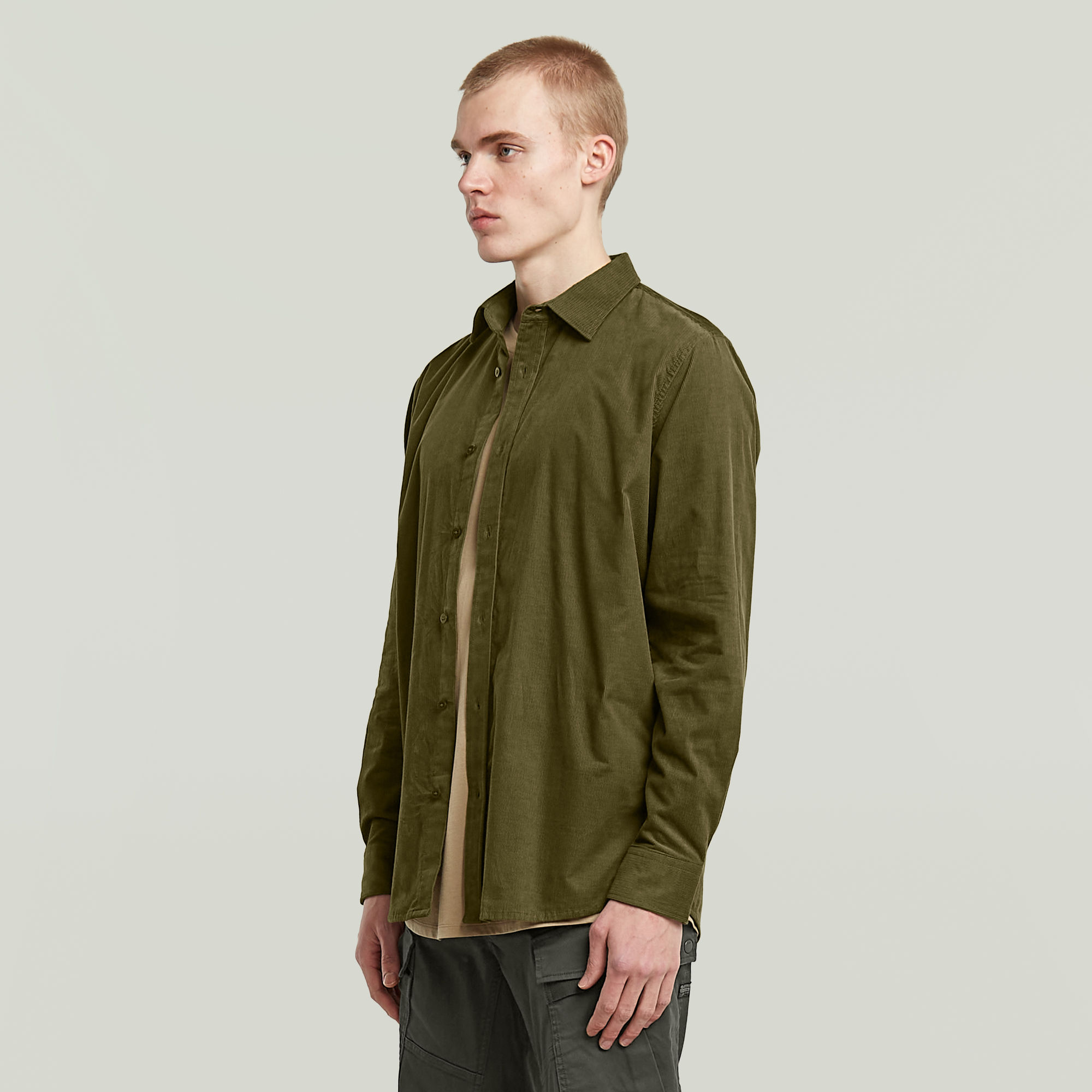 G-Star RAW Clean Regular Overhemd Groen Heren