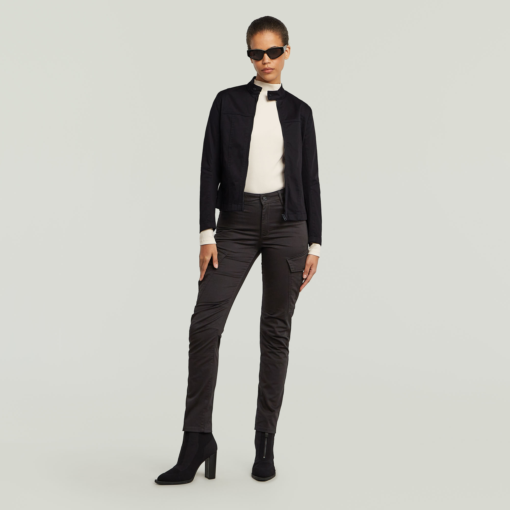 G-Star RAW Slim Cargobroek Zwart Dames