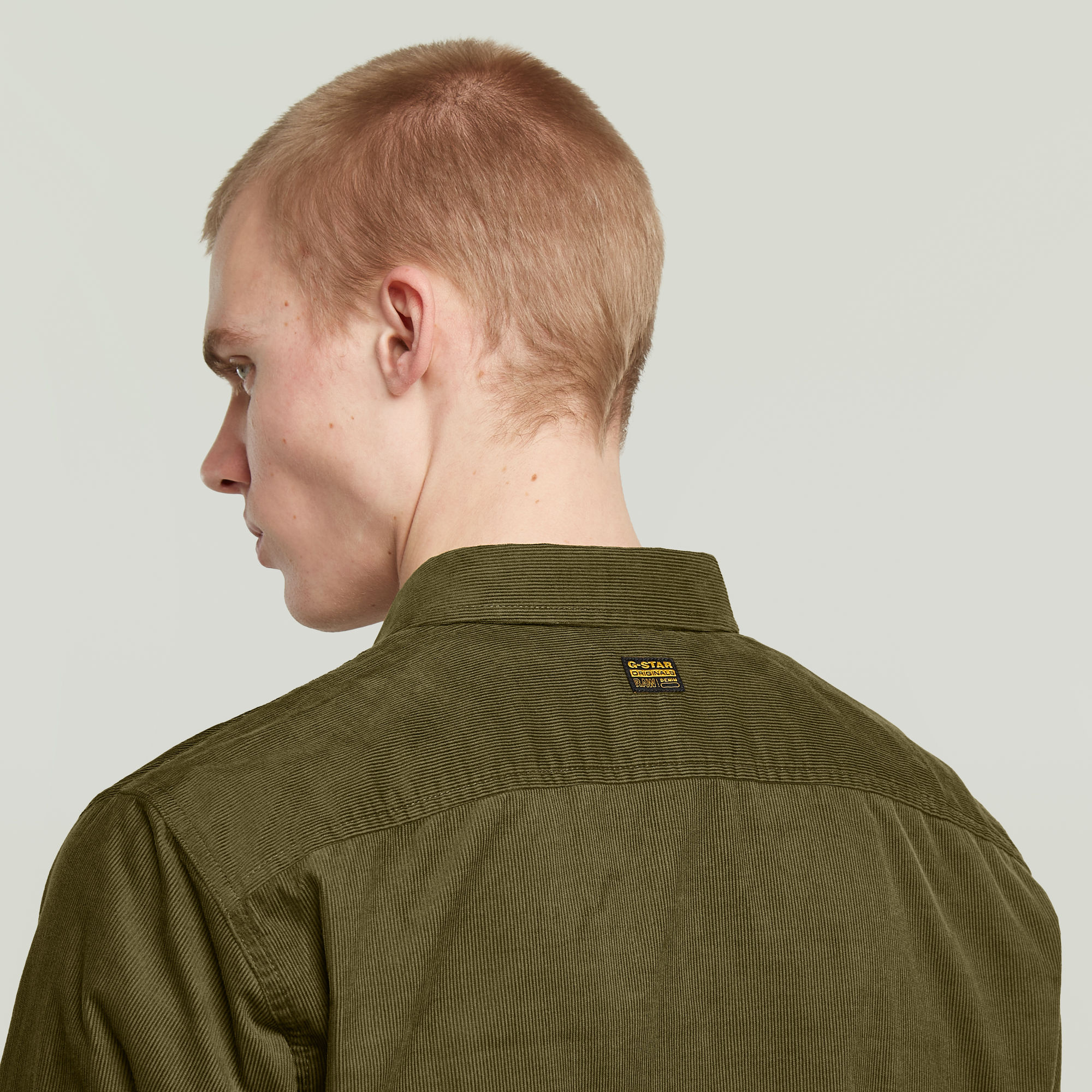 G-Star RAW Clean Regular Overhemd Groen Heren