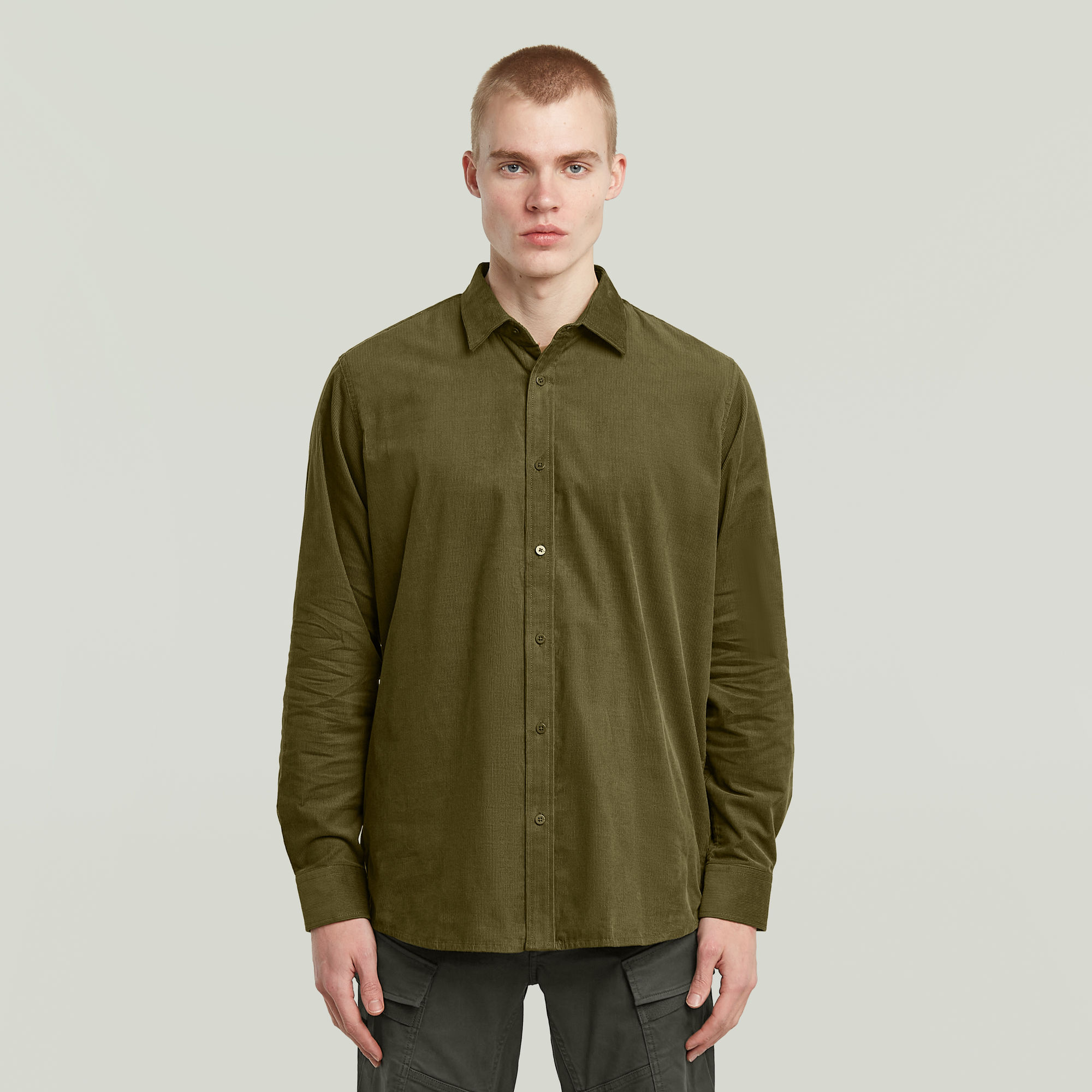 G-Star RAW Clean Regular Overhemd - Groen - Heren