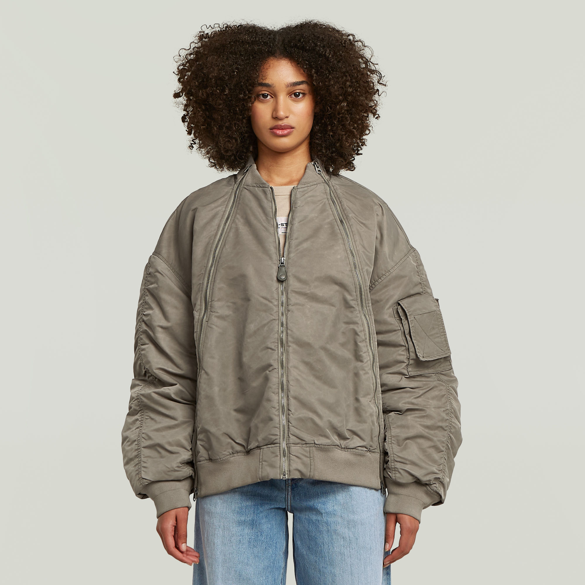 G-Star RAW Macro Balloon Bomberjack - Wit - Dames