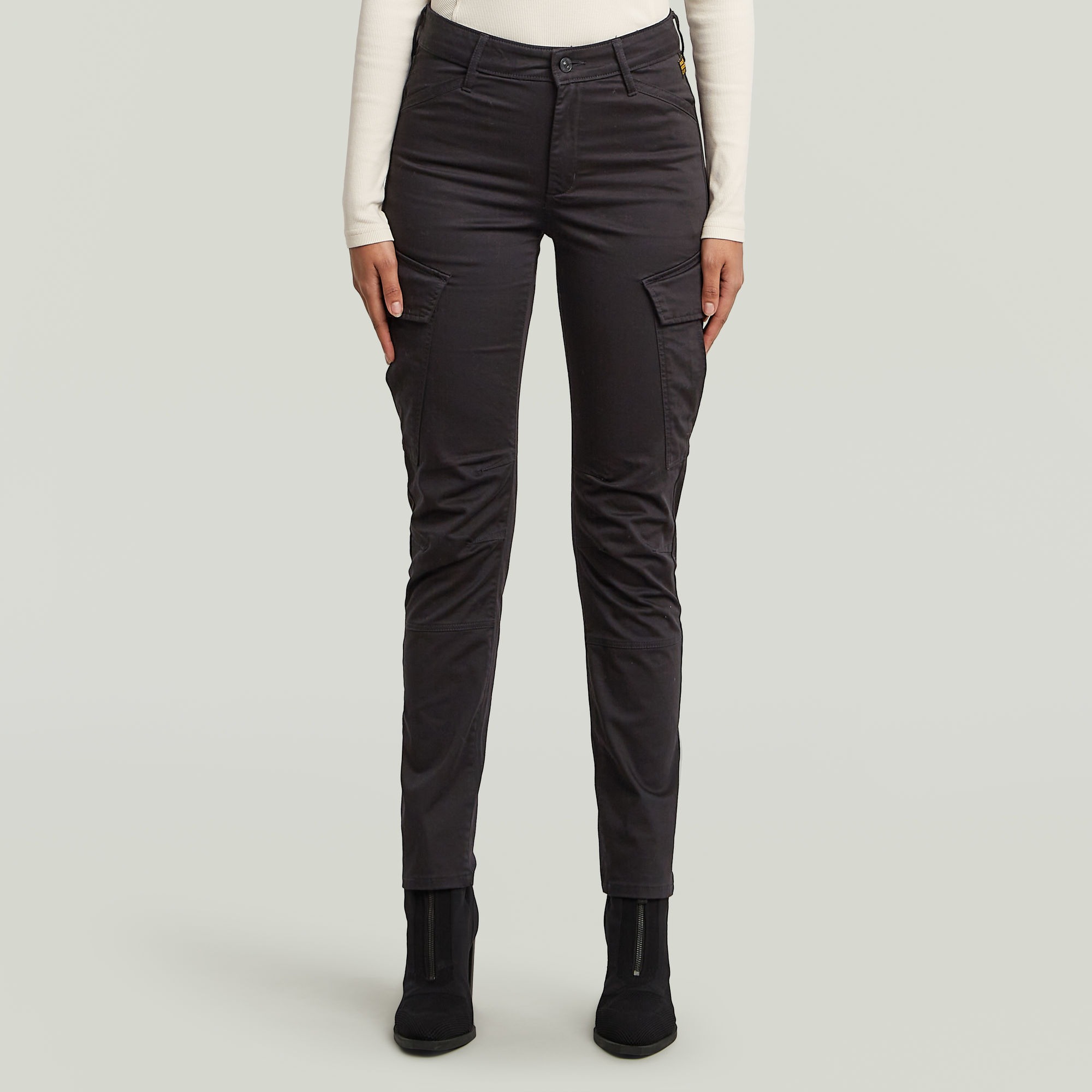 G-Star RAW Slim Cargobroek - Zwart - Dames