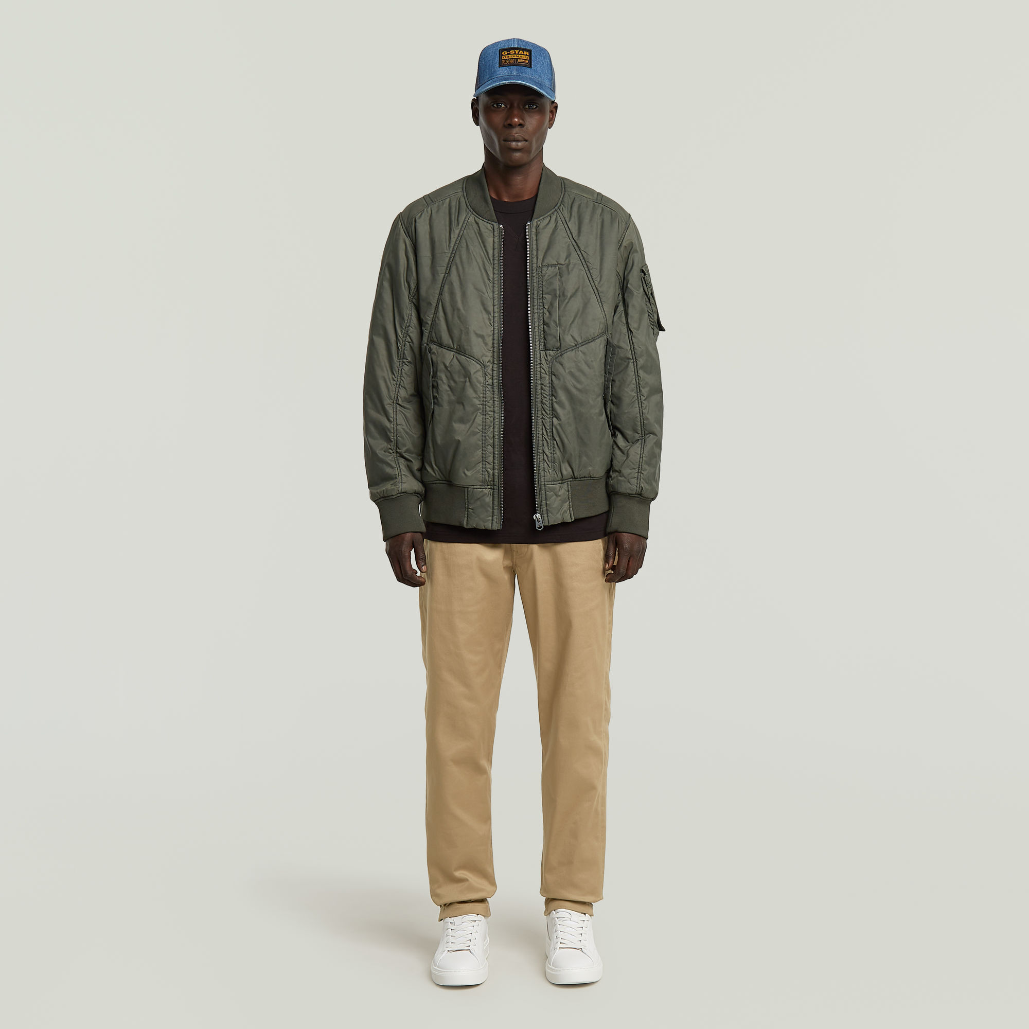 Thumbnail - GA-1 Bomber Jacke - Braun - Herren