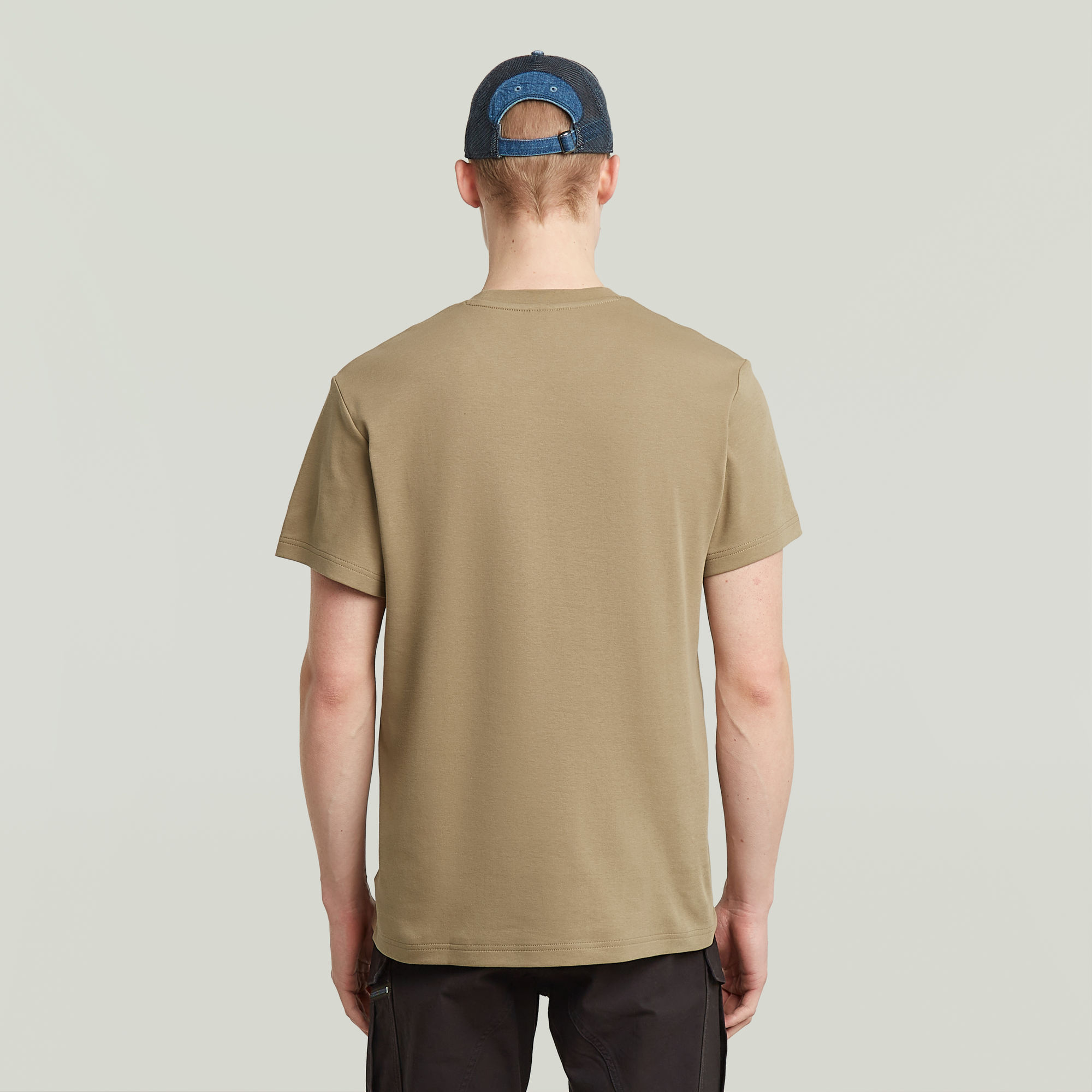 G-Star RAW Script T-shirt Beige Heren