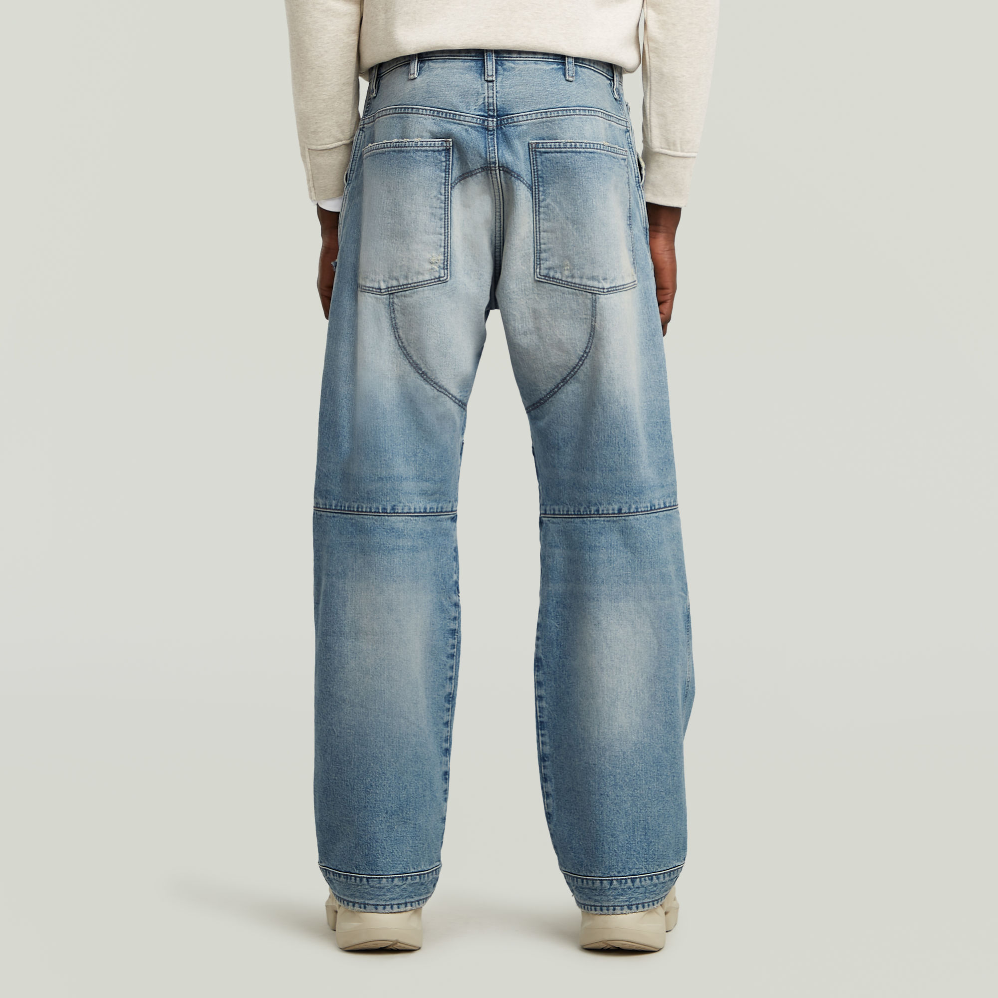 G-Star RAW G-STAR Elwood Unisex Low Loose Jeans Midden blauw Heren