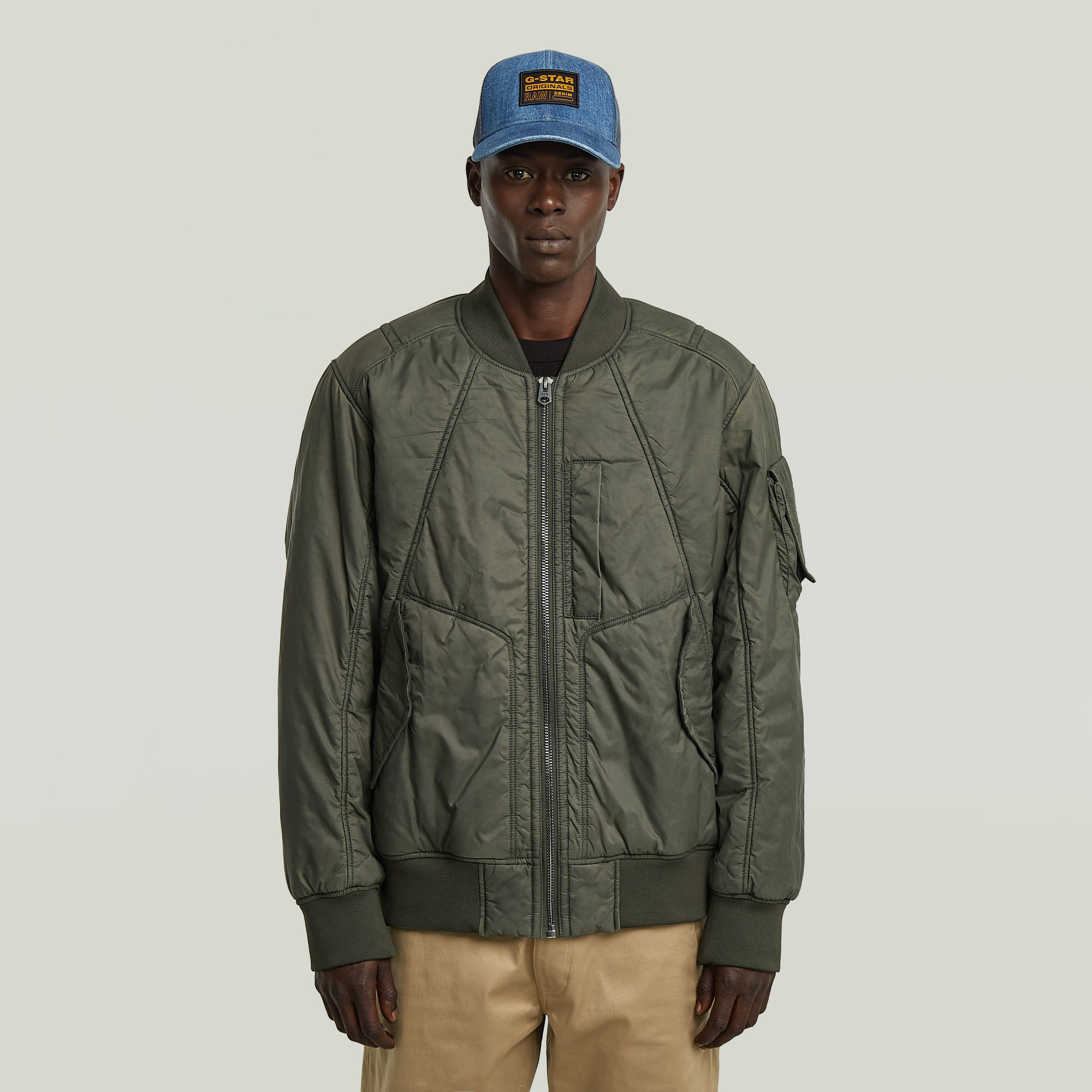 GA-1 Bomber Jacke - Braun - Herren