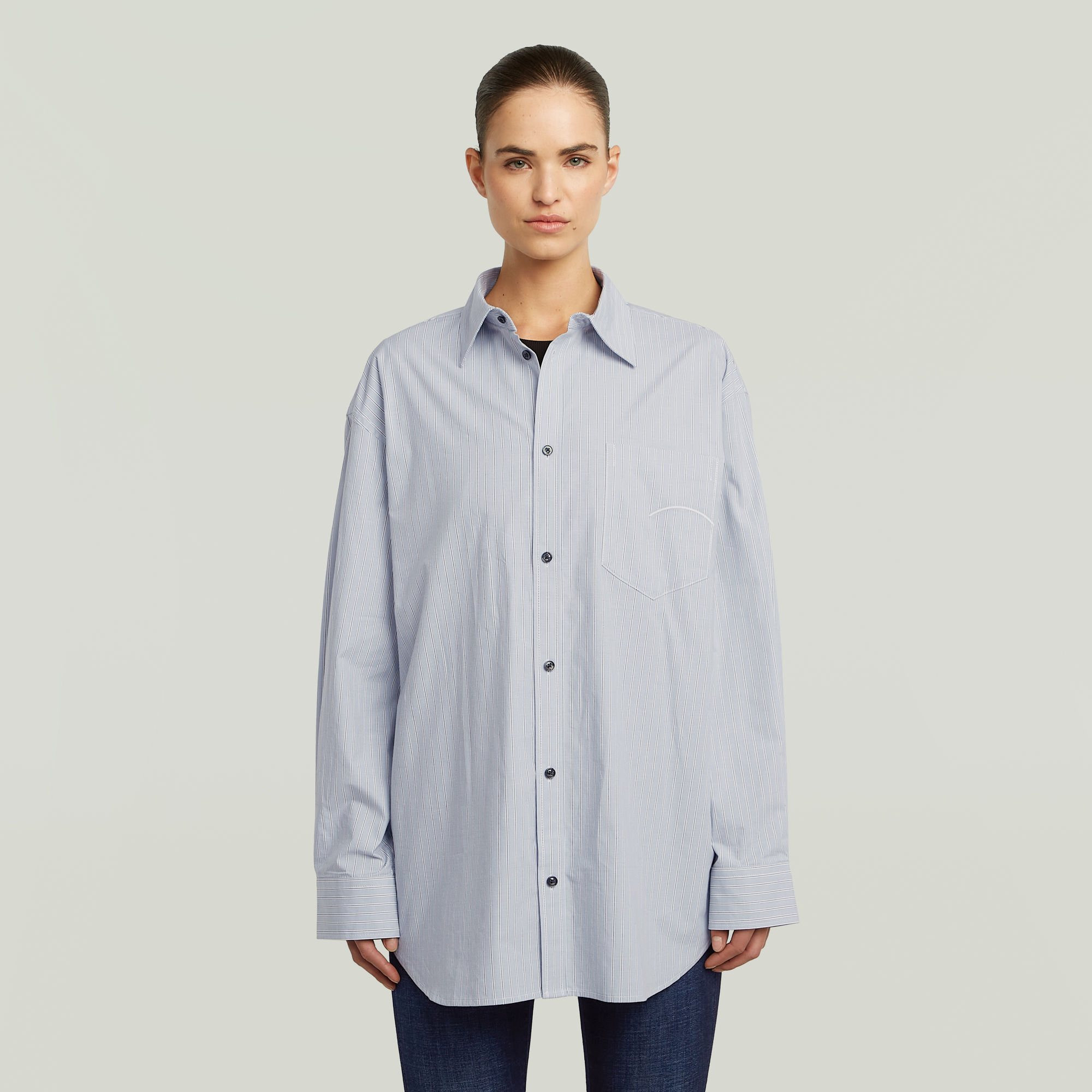 G-Star RAW Oversized Longsleeve Overhemd - Meerkleurig - Dames