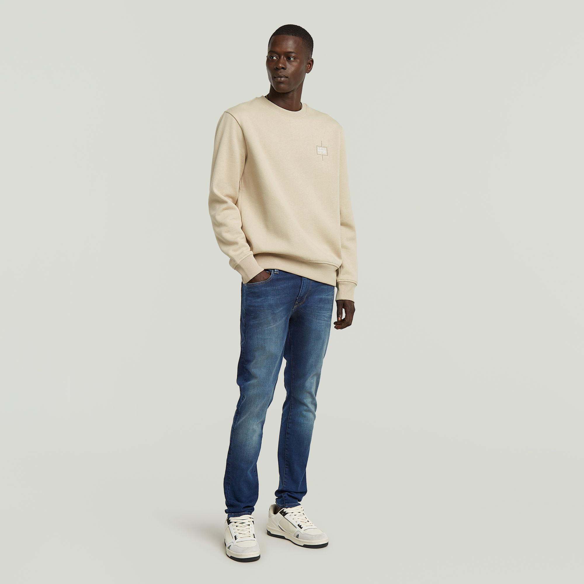 G-Star RAW Lancet Skinny Jeans Donkerblauw Heren