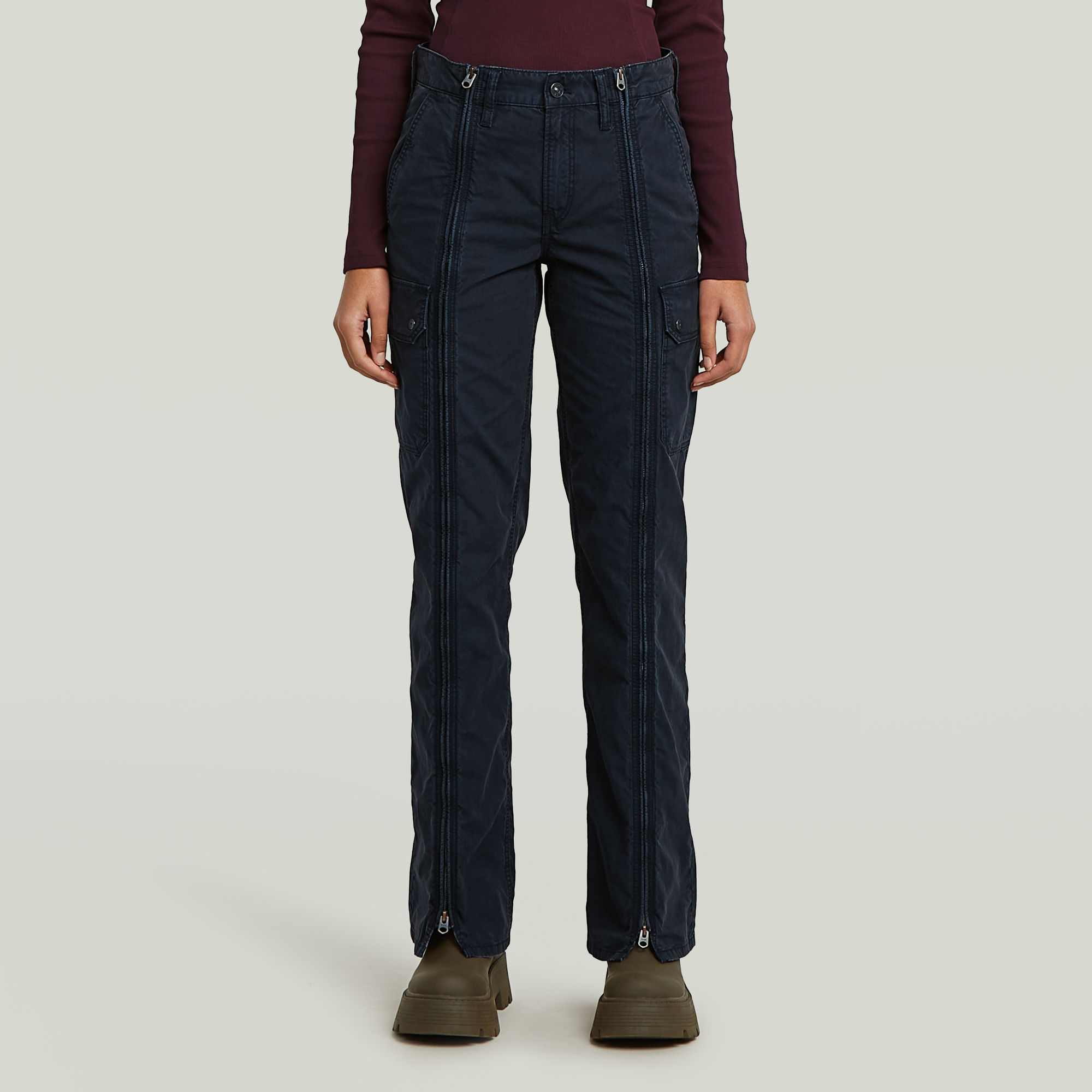 

Zip Judee Pants - Dark blue - Women