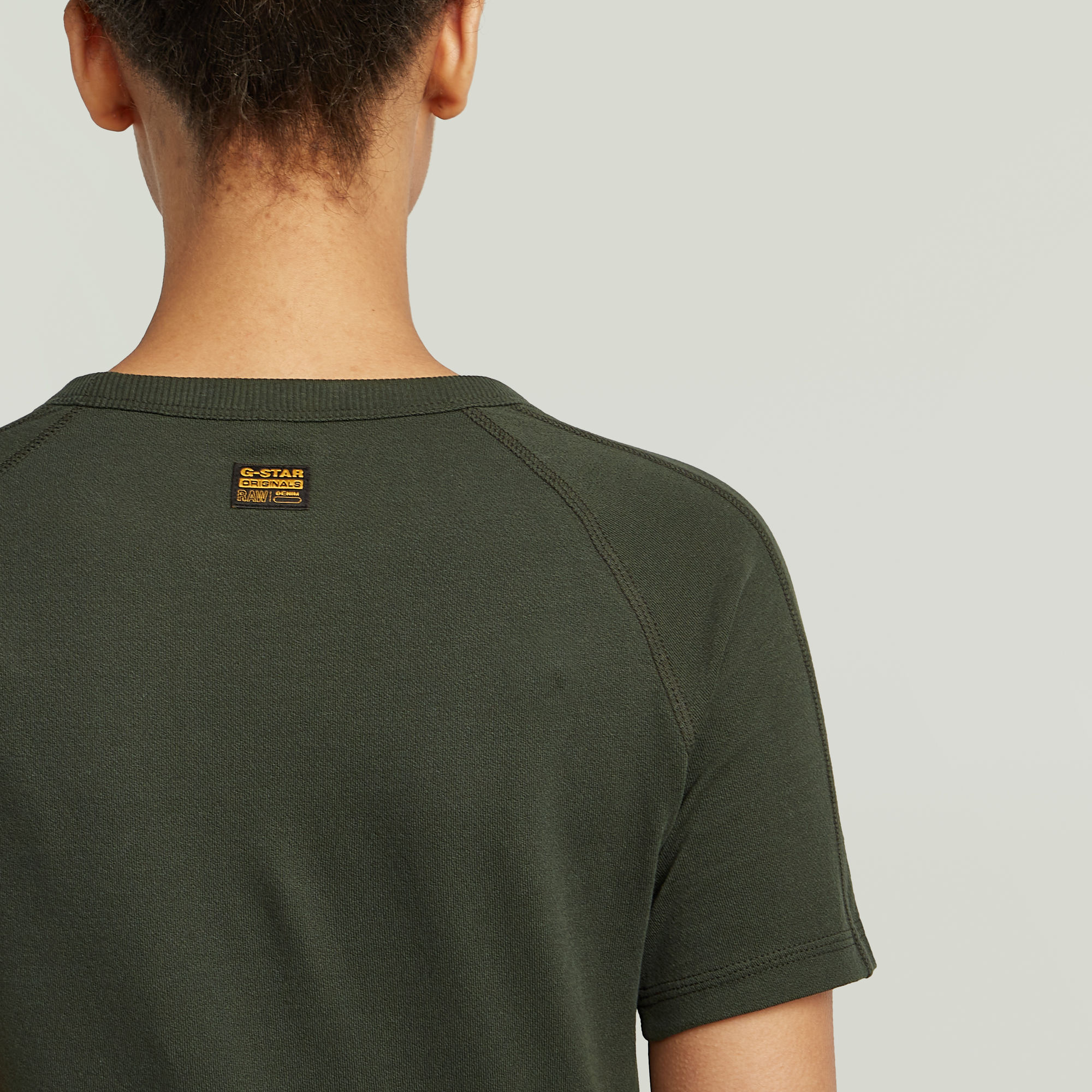 G-Star RAW Embro Patch Slim T-shirt Grijs Dames