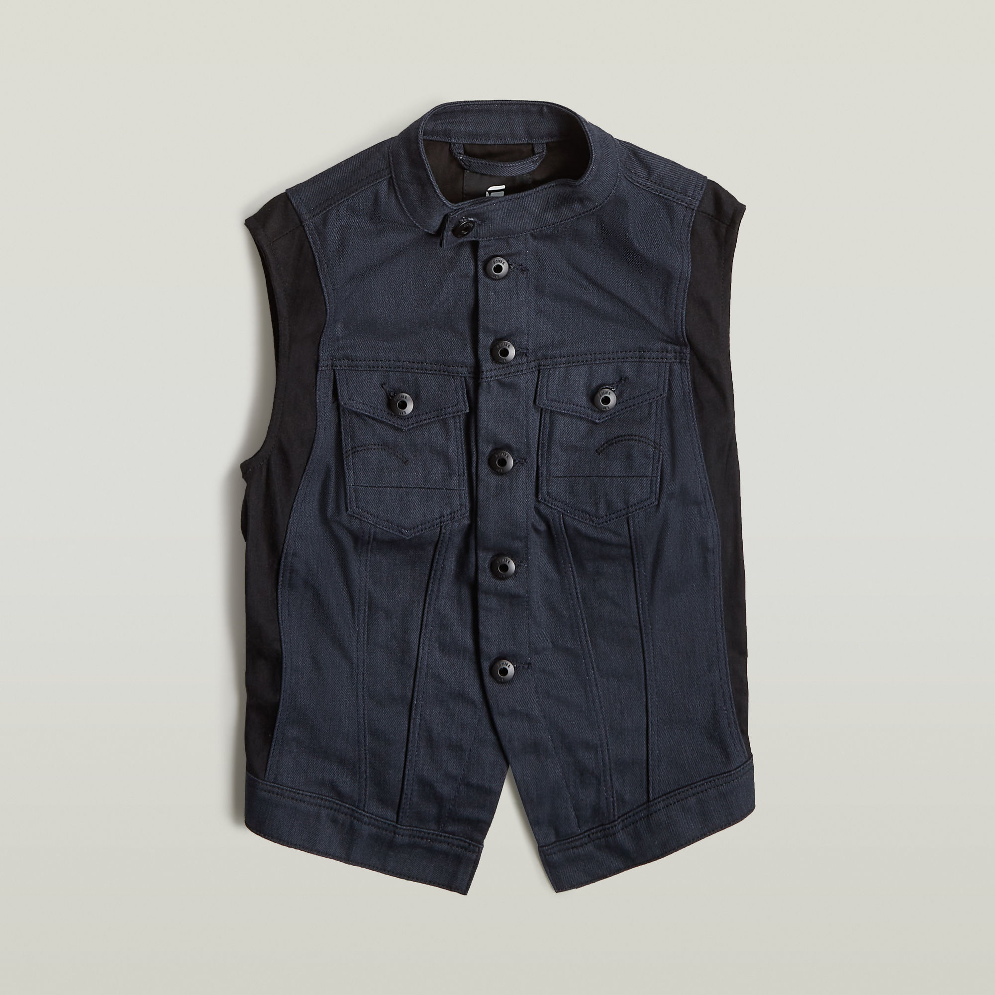 G-Star RAW Pitched Hem Slim Vest PM 2.0 Donkerblauw Dames