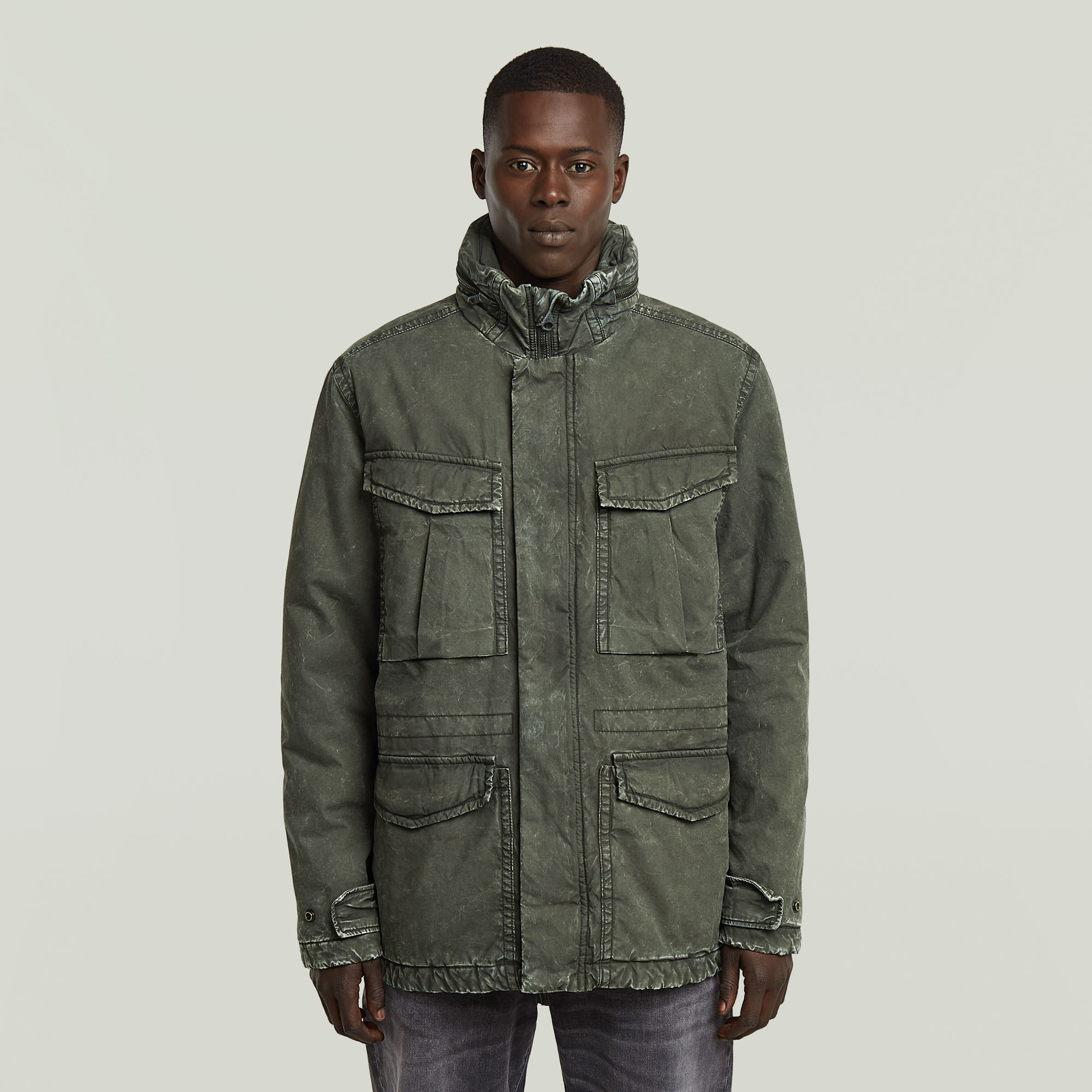 Rovic Padded Field Jacke - Grau - Herren