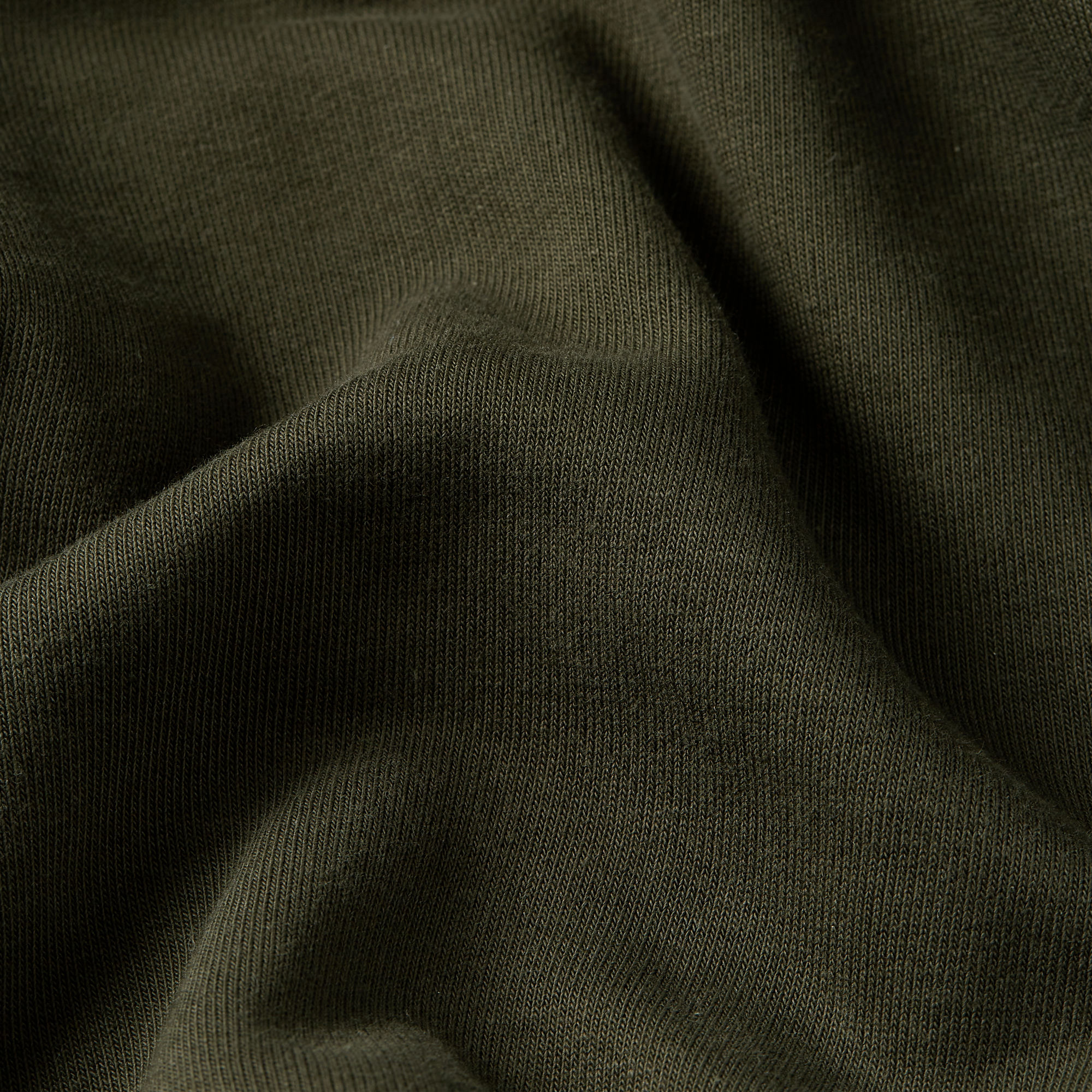 G-Star RAW Half Zip Sweater Label Badge Grijs Heren