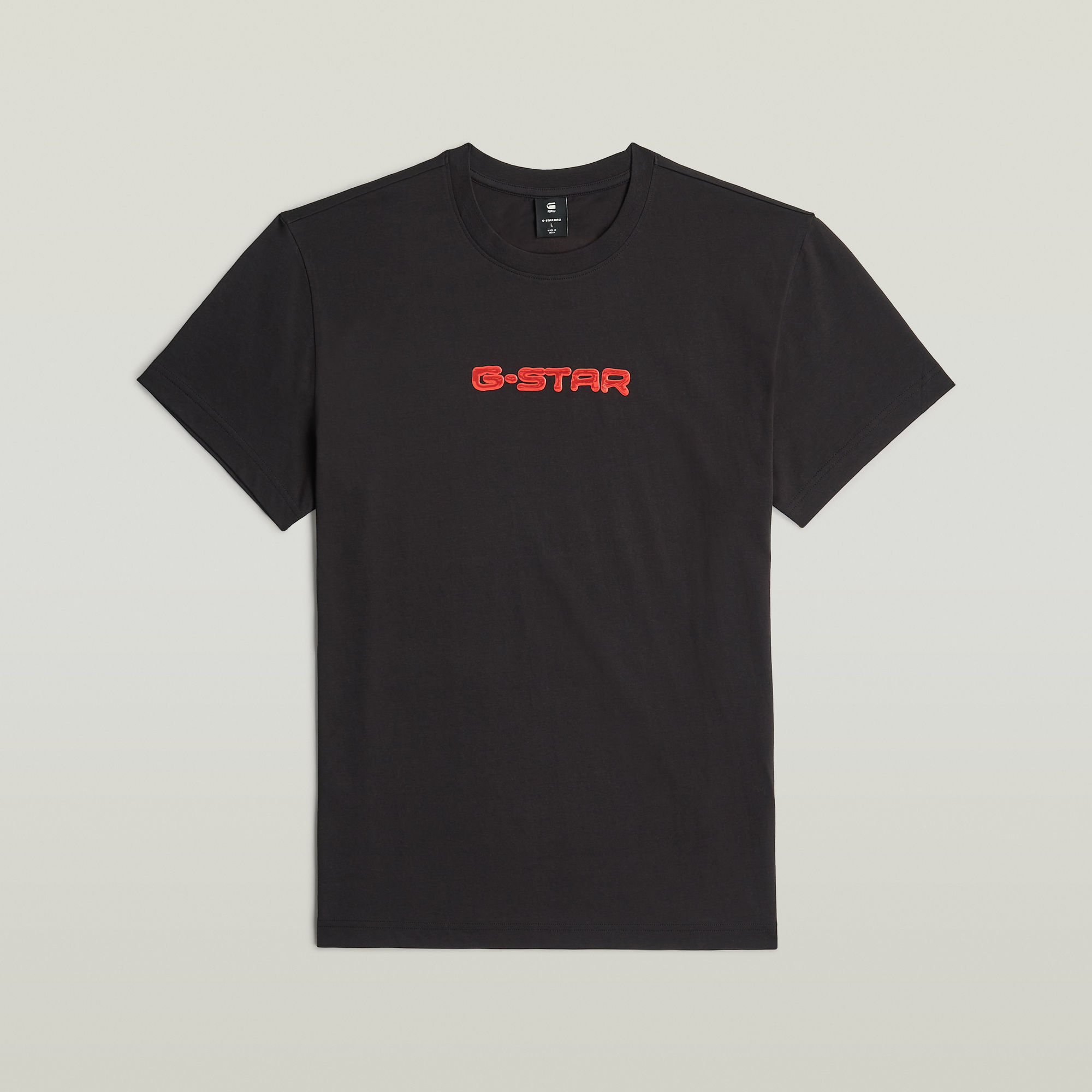 G-Star RAW Gel Print T-shirt Zwart Heren