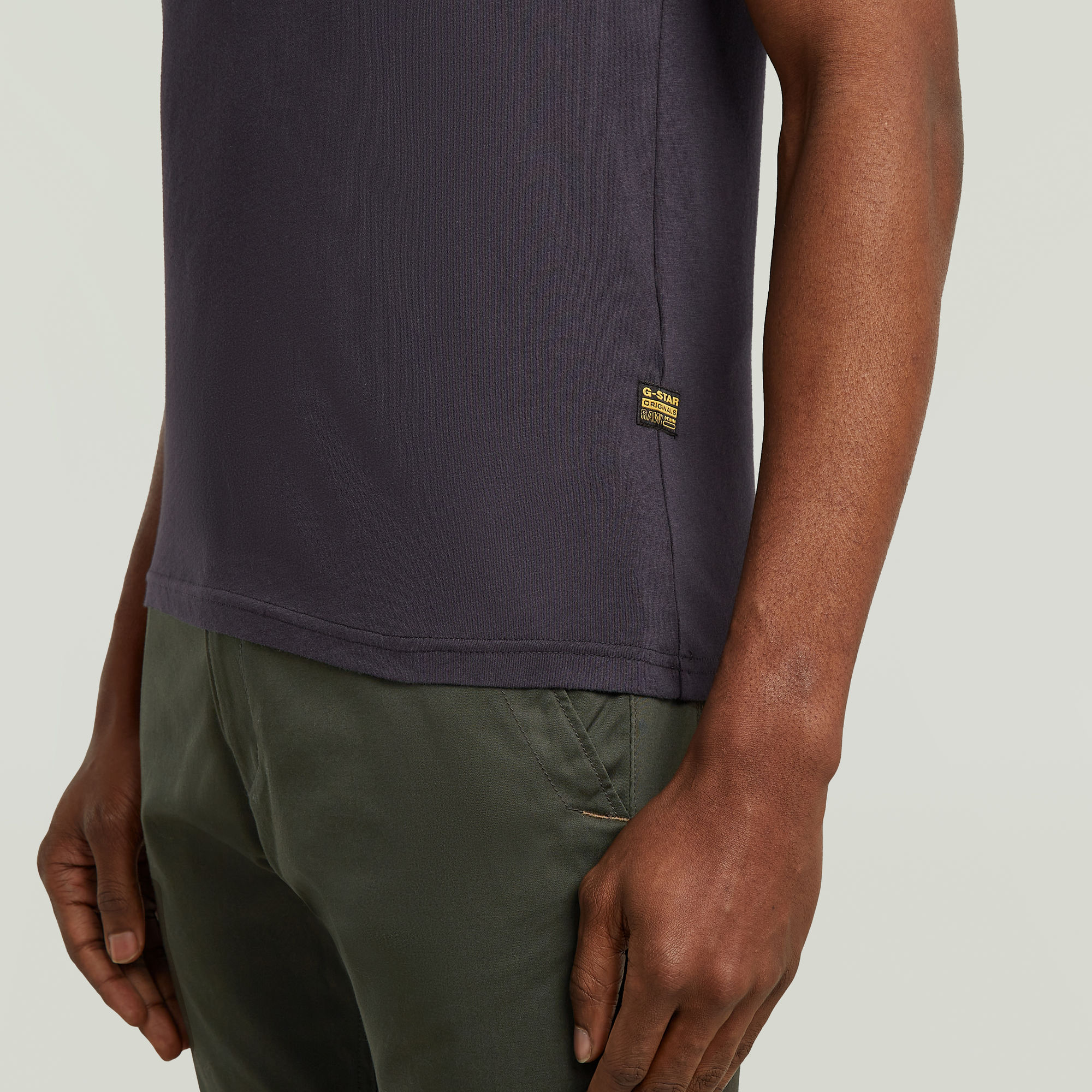 G-Star RAW GRAW Slim T-Shirt Grijs Heren