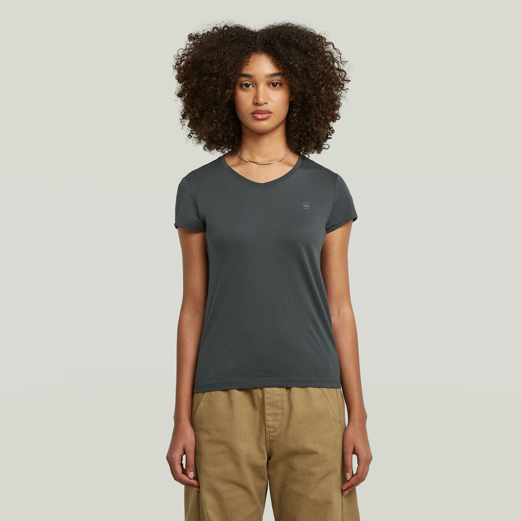 

Eyben Slim V T-Shirt 2.0 - Dunkelblau - Damen