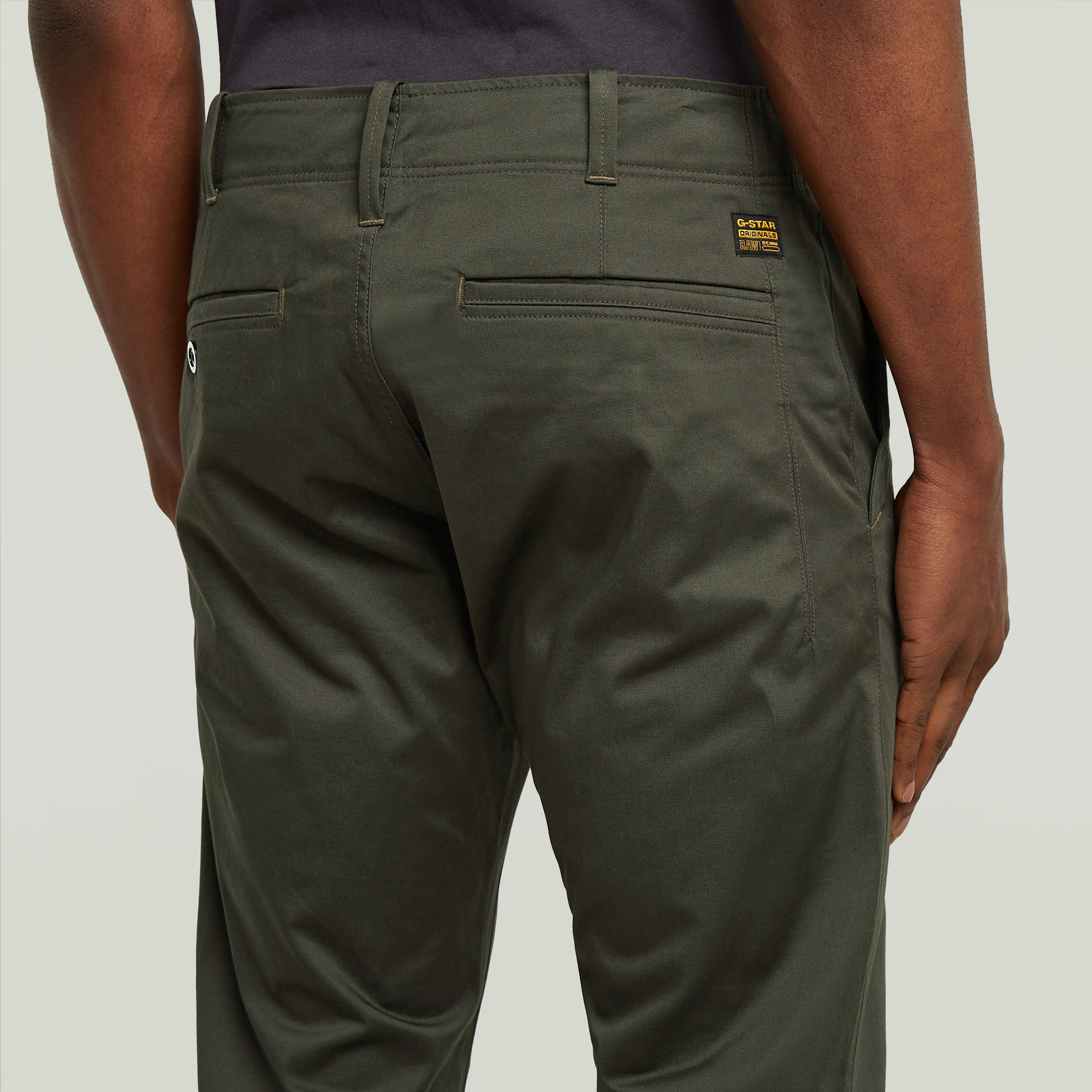 G-Star RAW Mosa Straight Chino Grijs Heren