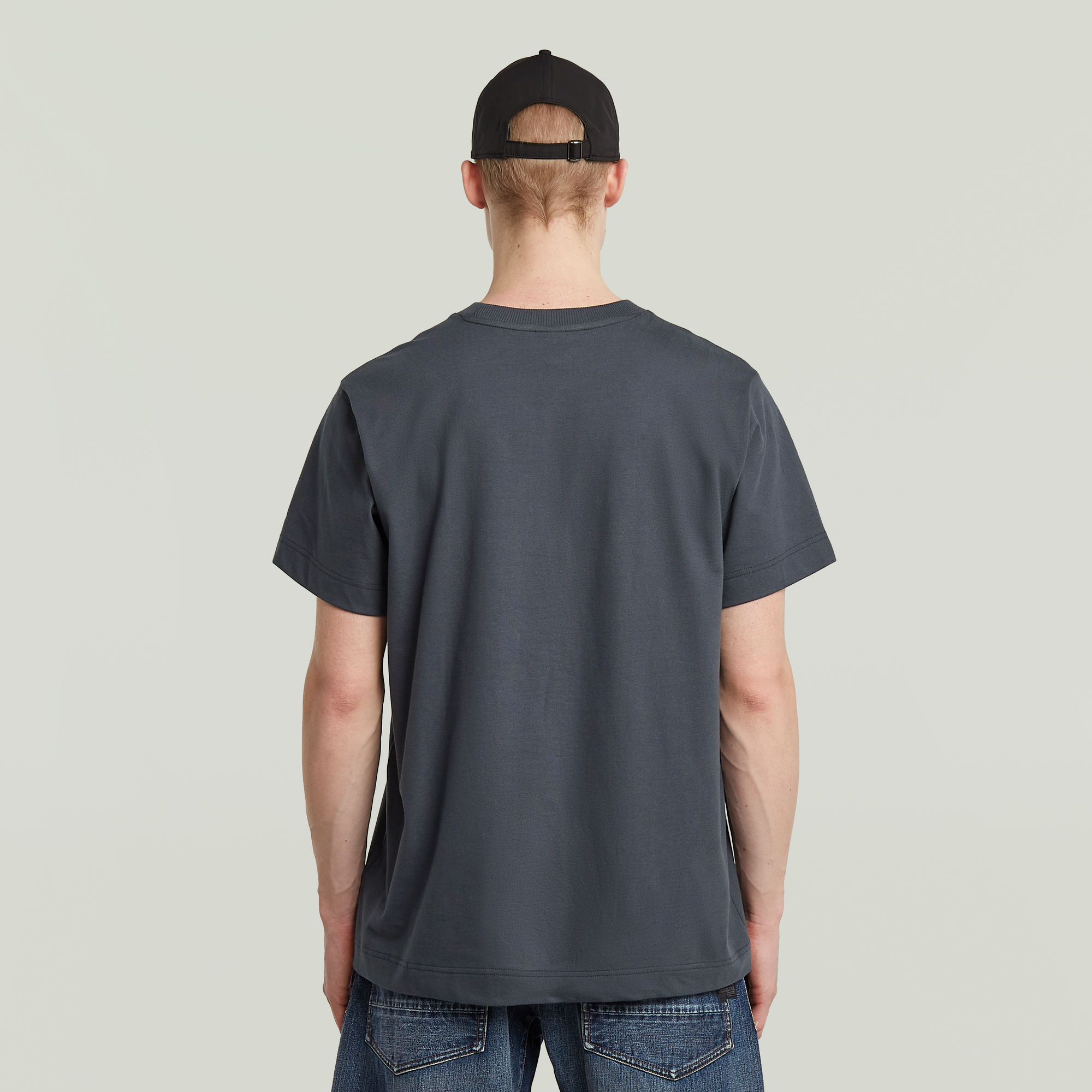 G-Star RAW Essential Loose T-shirt Donkerblauw Heren