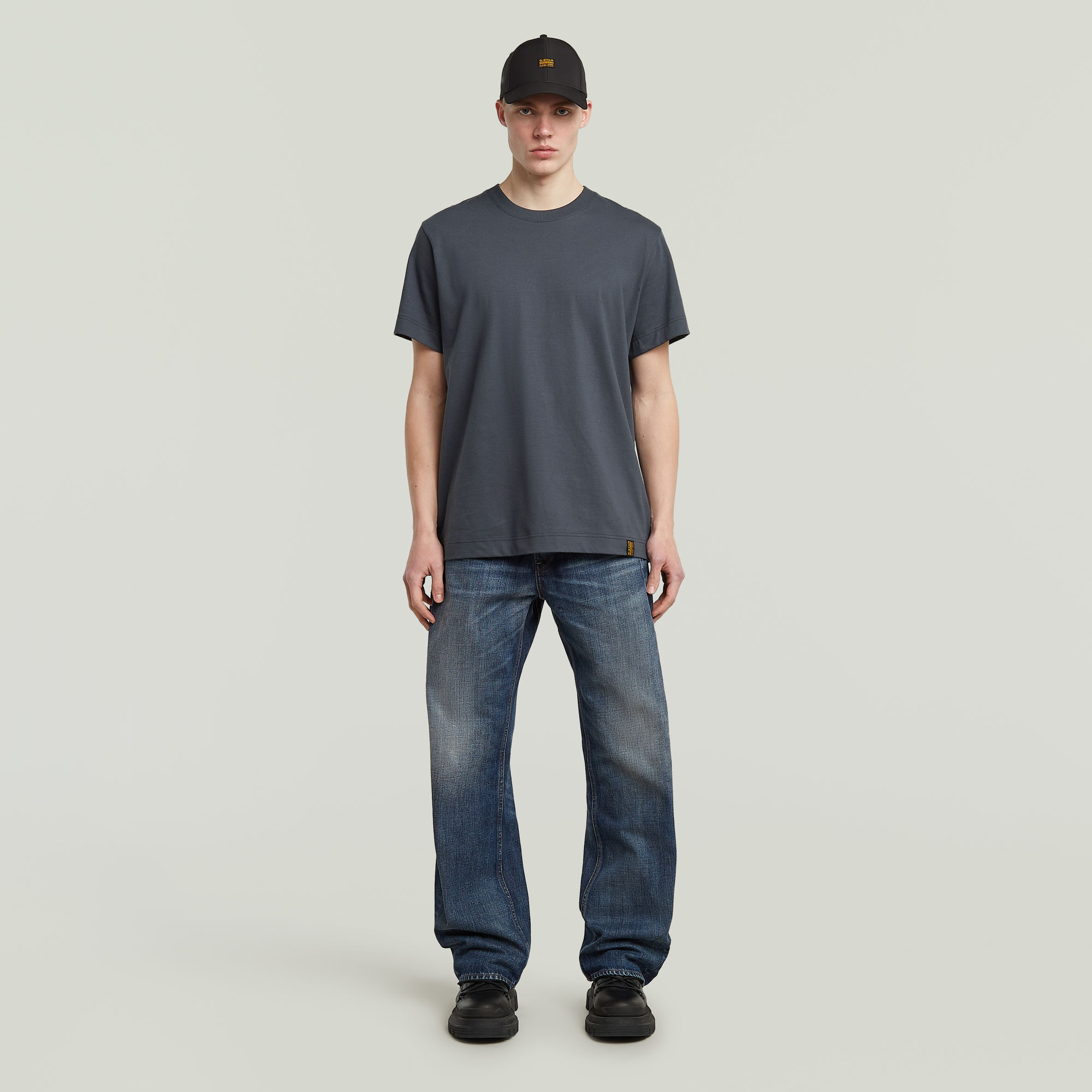 G-Star RAW Essential Loose T-shirt Donkerblauw Heren