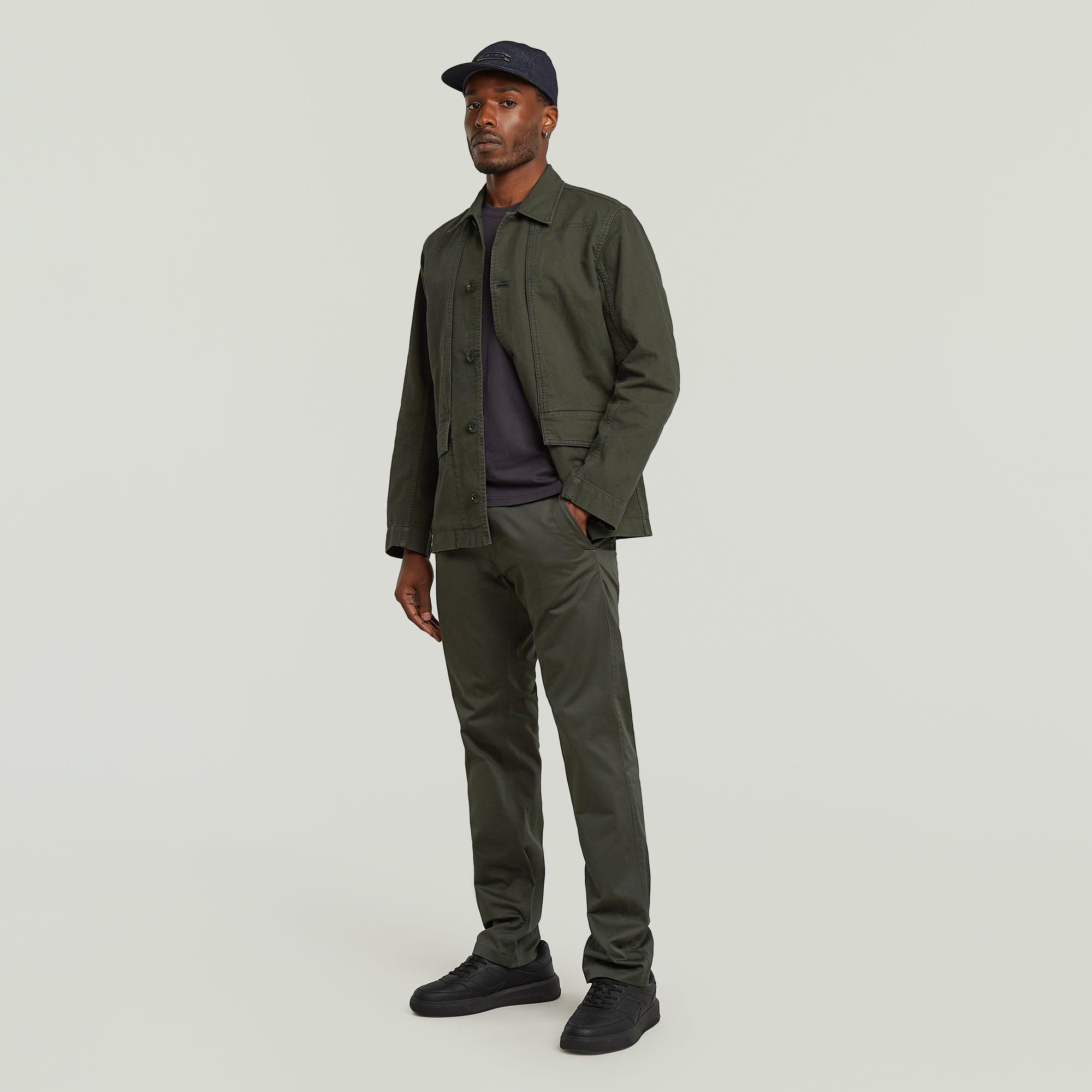 G-Star RAW Mosa Straight Chino Grijs Heren