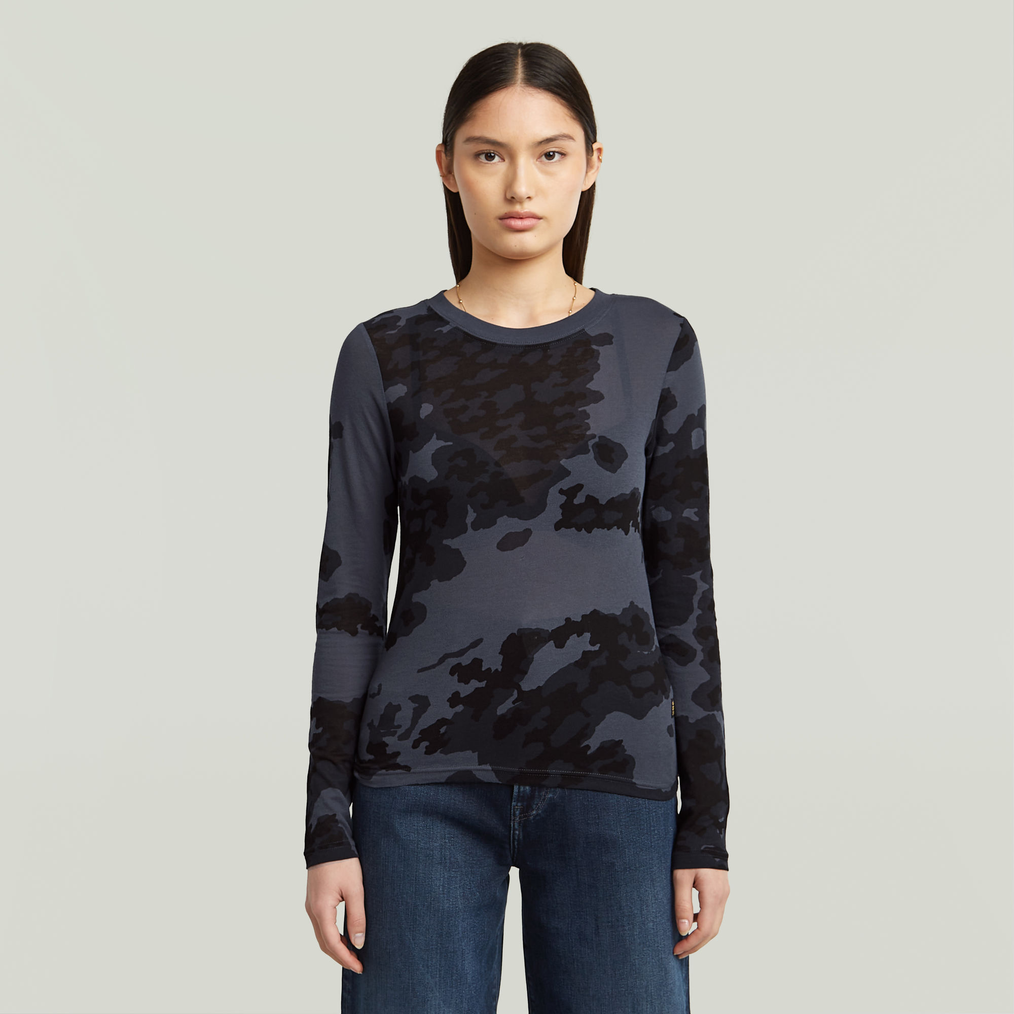 

Slim Ribbed T-Shirt - Multi color - Women