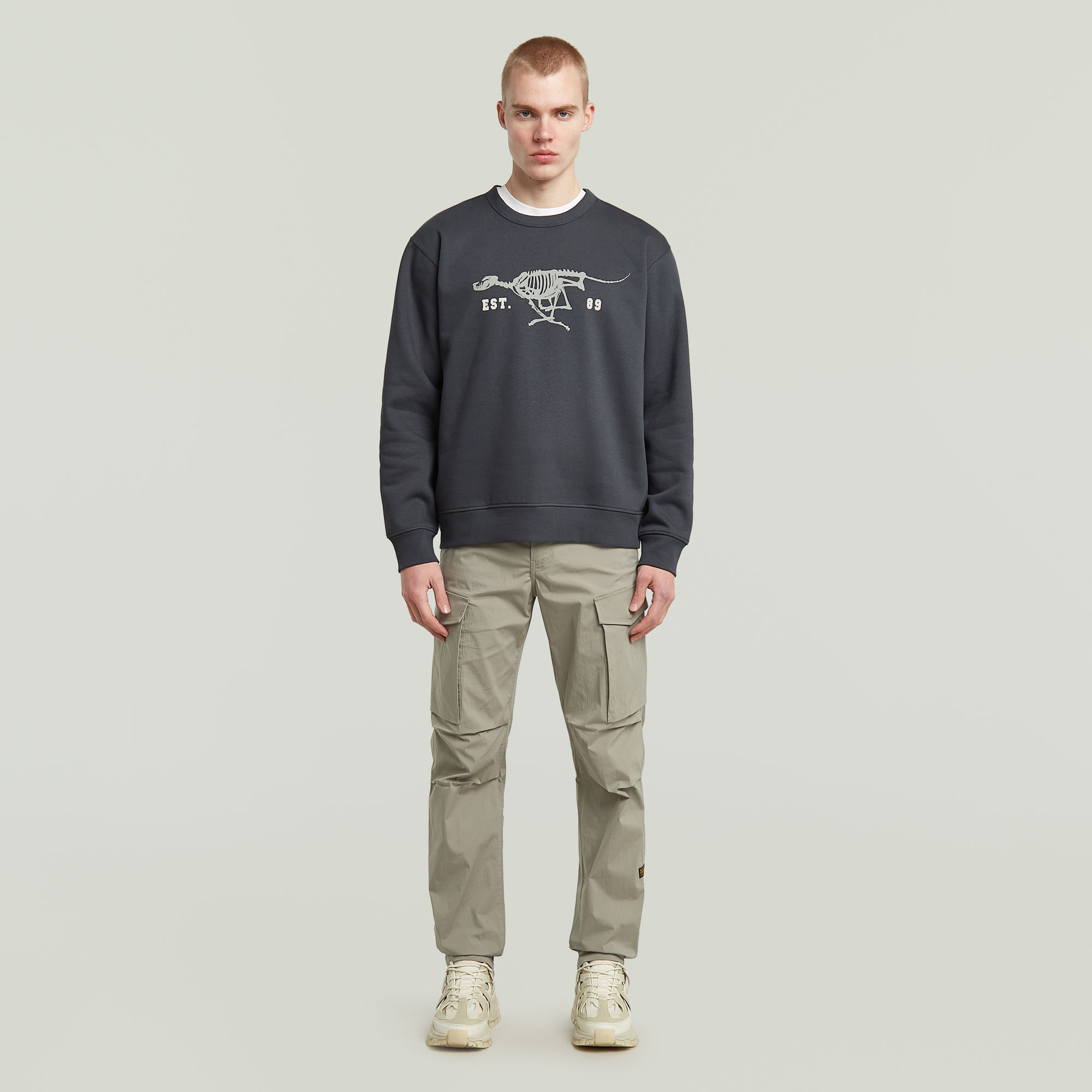 G-Star RAW Running Dog Sweater Donkerblauw Heren