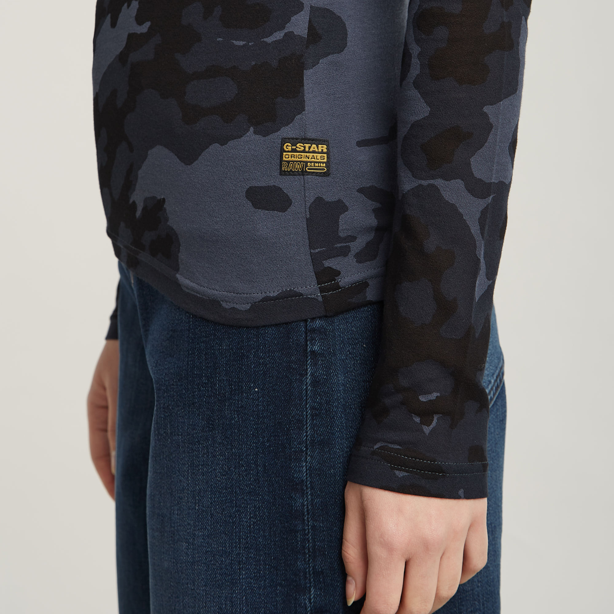 G-Star RAW Allover Print Slim T-Shirt Meerkleurig Dames