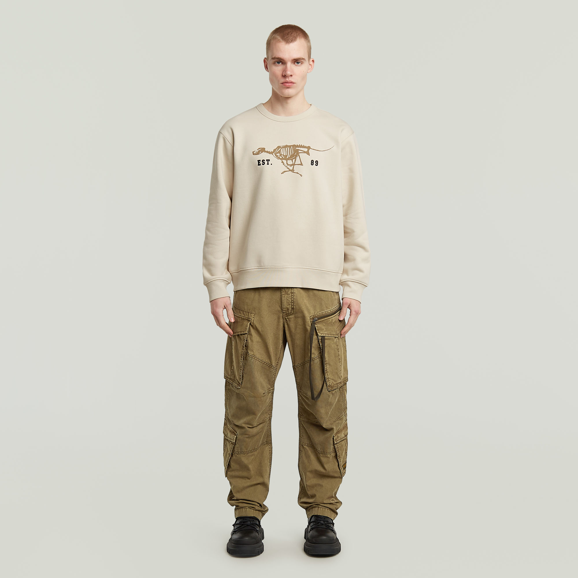 G-Star RAW Running Dog Sweater Wit Heren