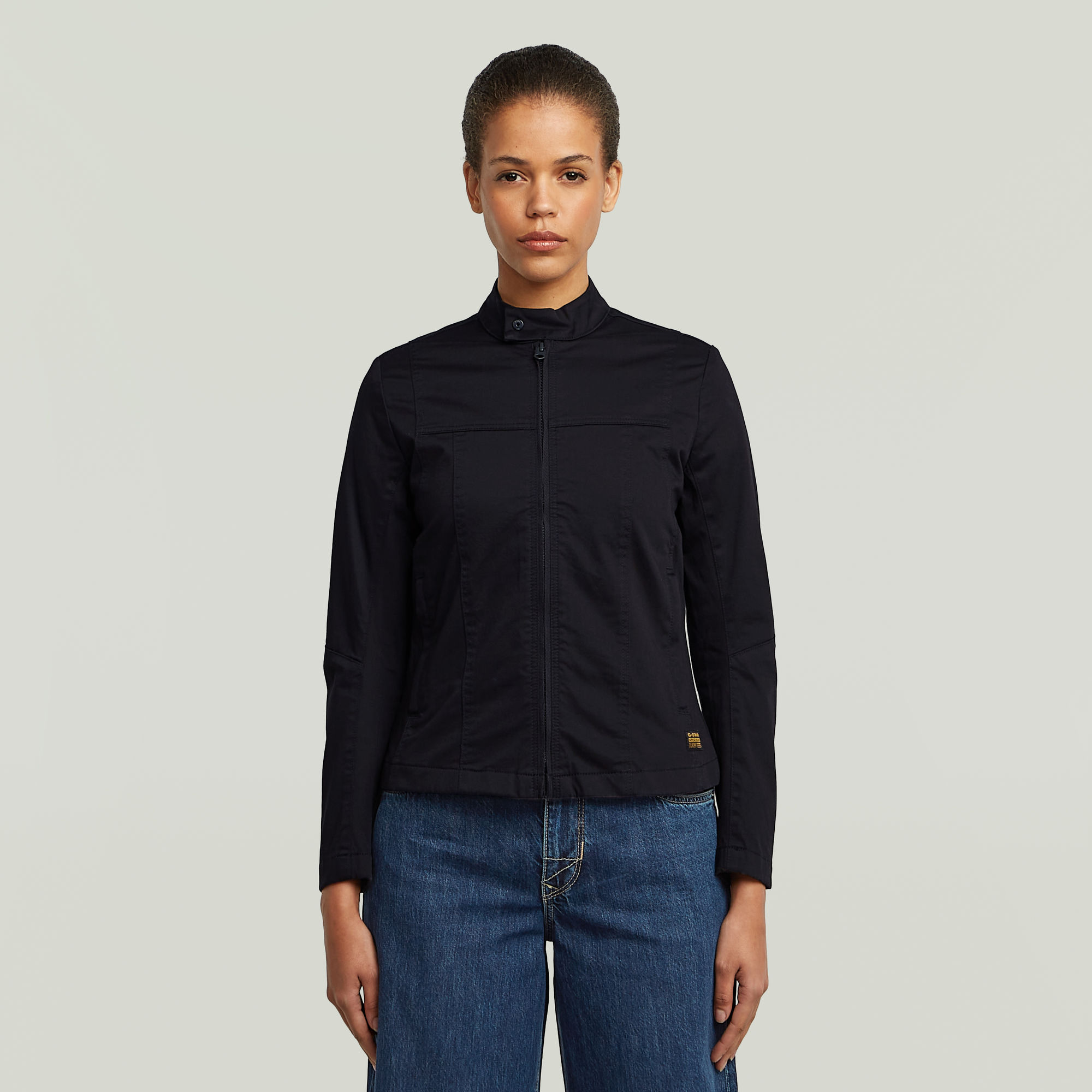 G-Star RAW Biker Overshirt Zwart Dames
