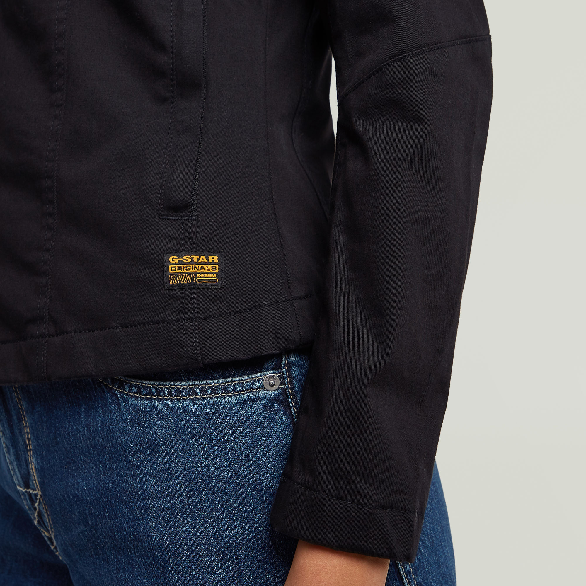G-Star RAW Biker Overshirt Zwart Dames