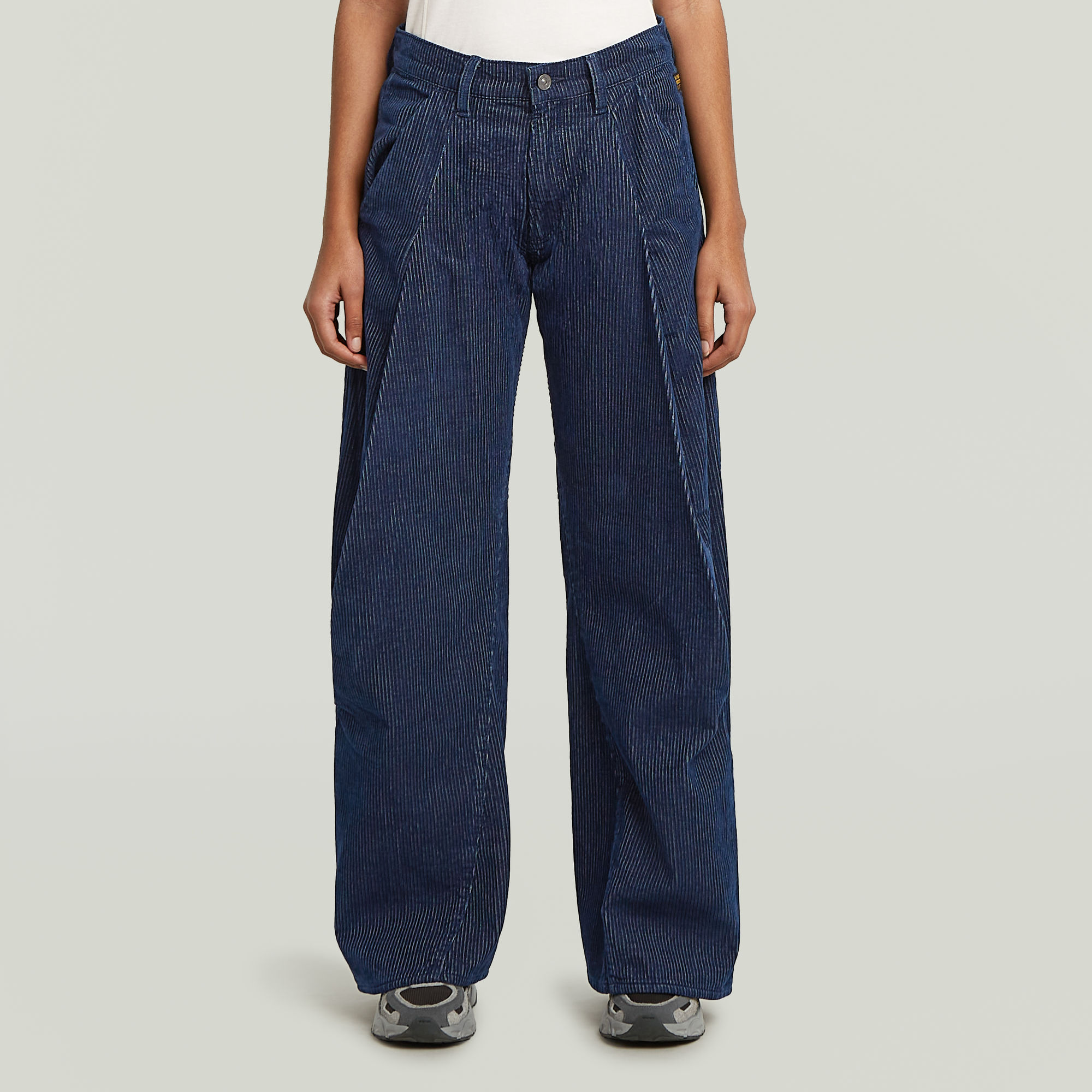 

Contor Wide Chino Jeans - Dark blue - Women
