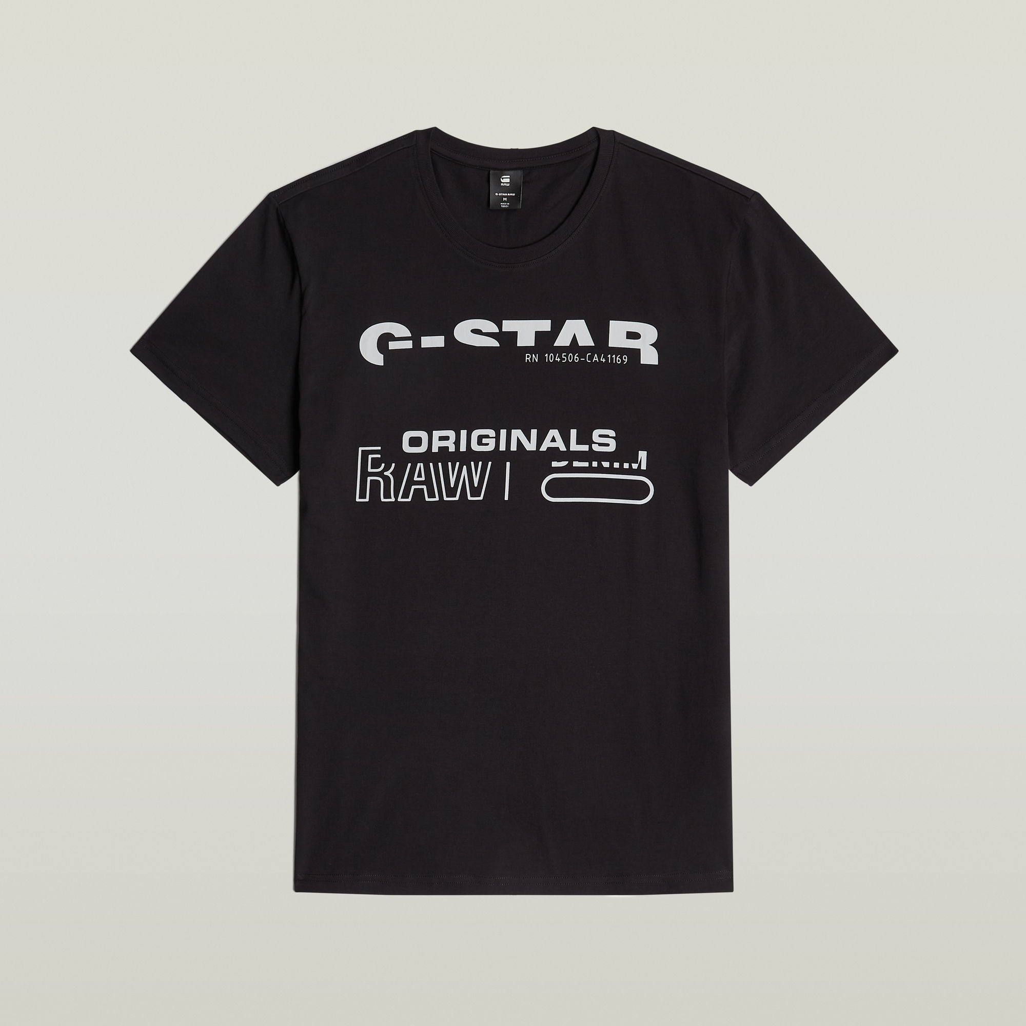 G-Star RAW Originals T-Shirt Zwart Heren