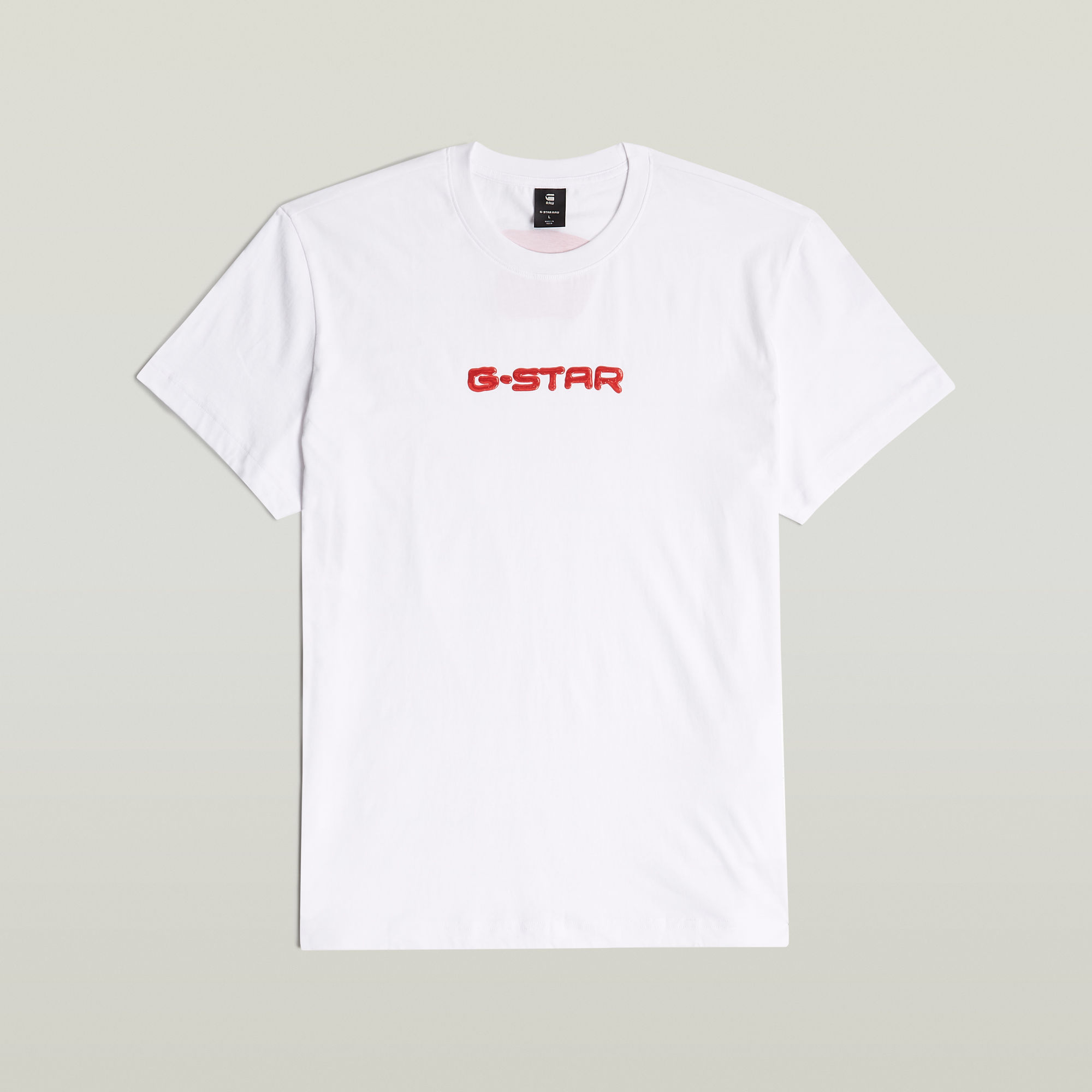 G-Star RAW Gel Print T-shirt Wit Heren