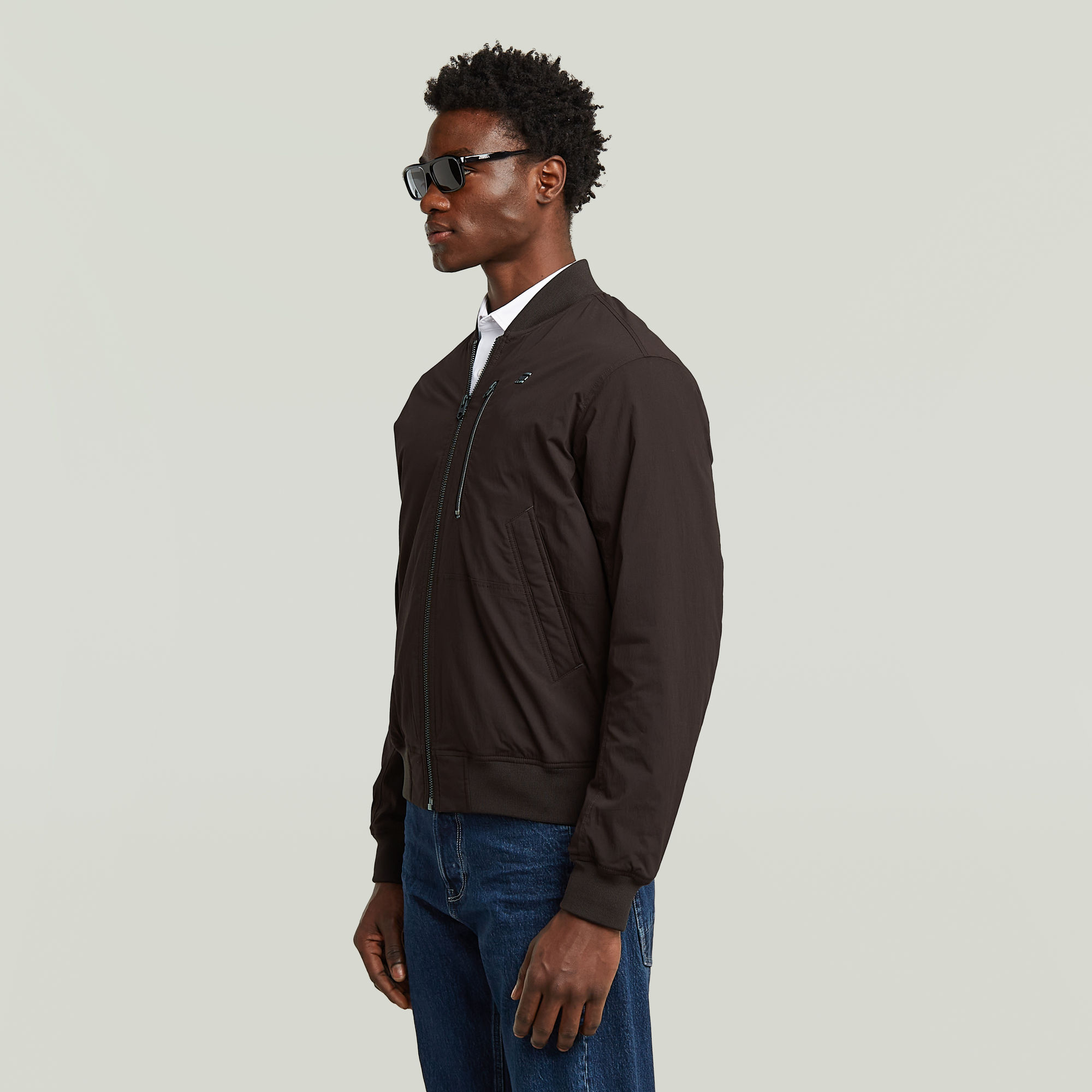 G-Star RAW Tech Padded Bomberjack Bruin Heren