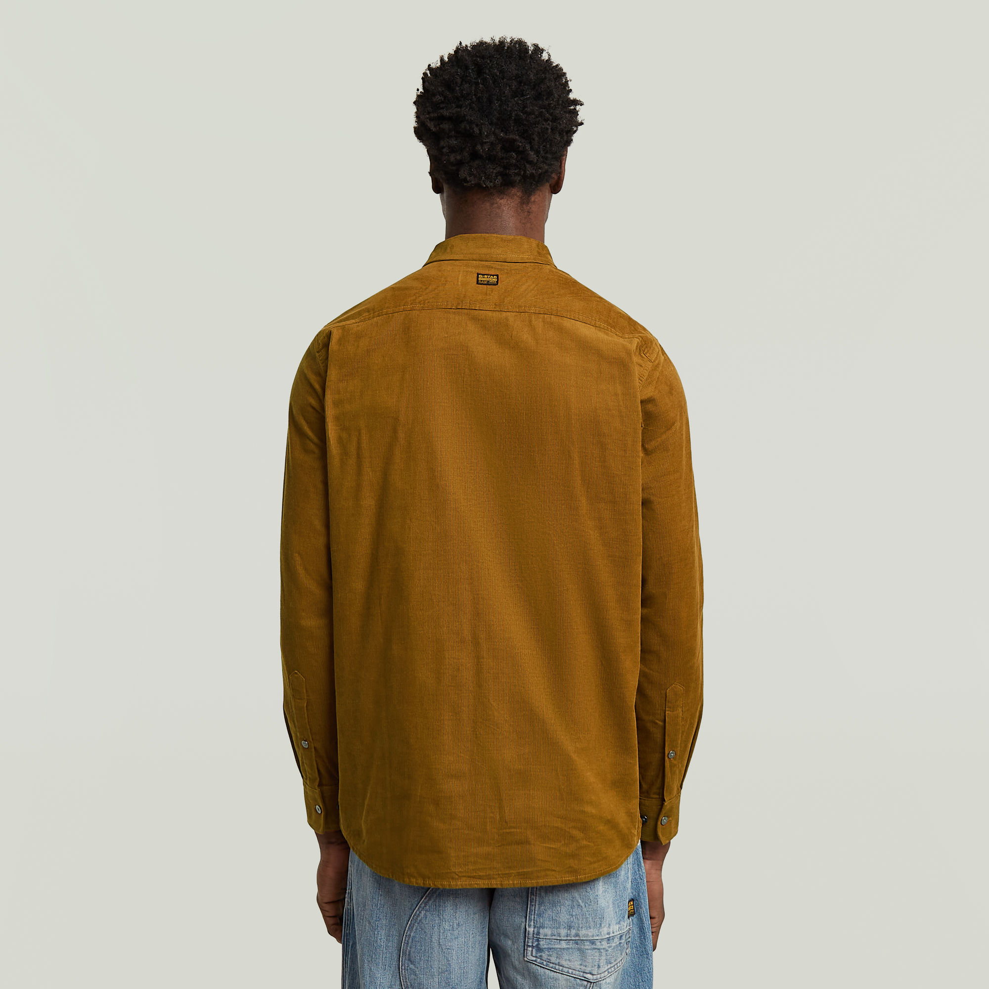 G-Star RAW Clean Regular Overhemd Bruin Heren