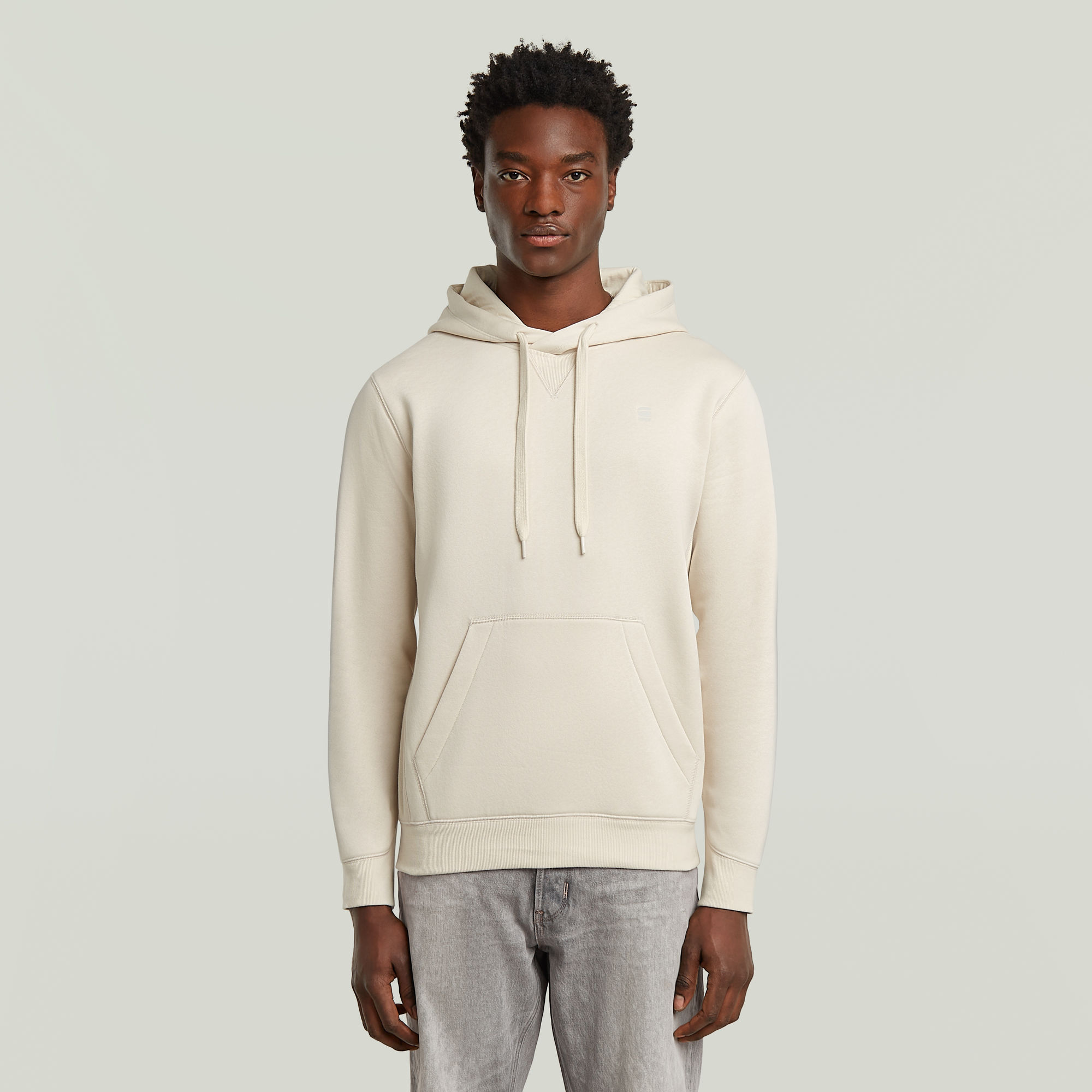 

Premium Core Hooded Sweater - Beige - Heren