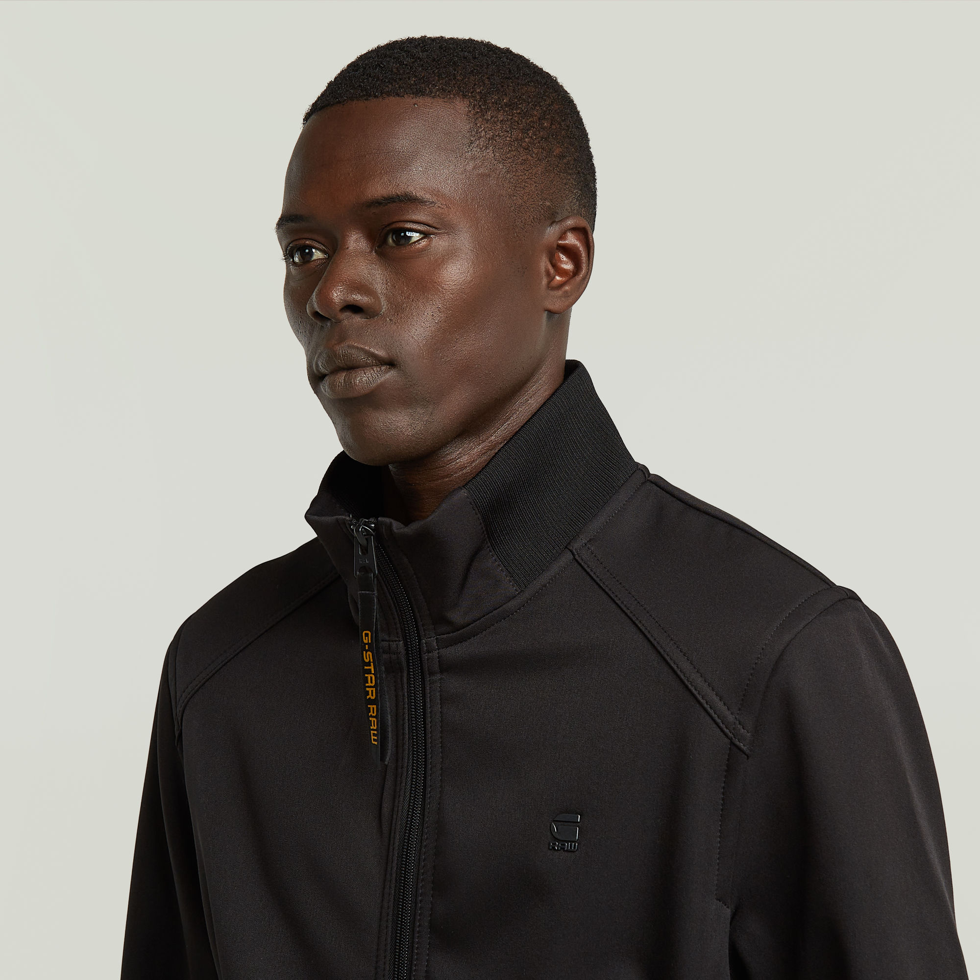 G-Star RAW Softshell Track Jacket Zwart Heren