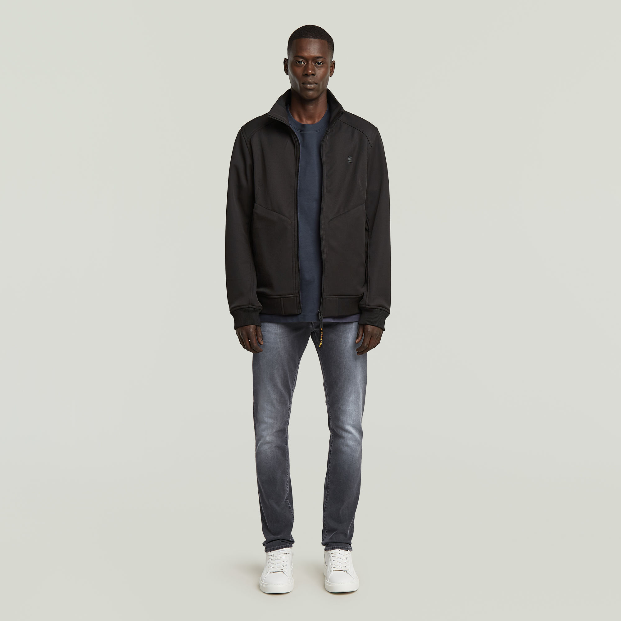 G-Star RAW Softshell Track Jacket Zwart Heren