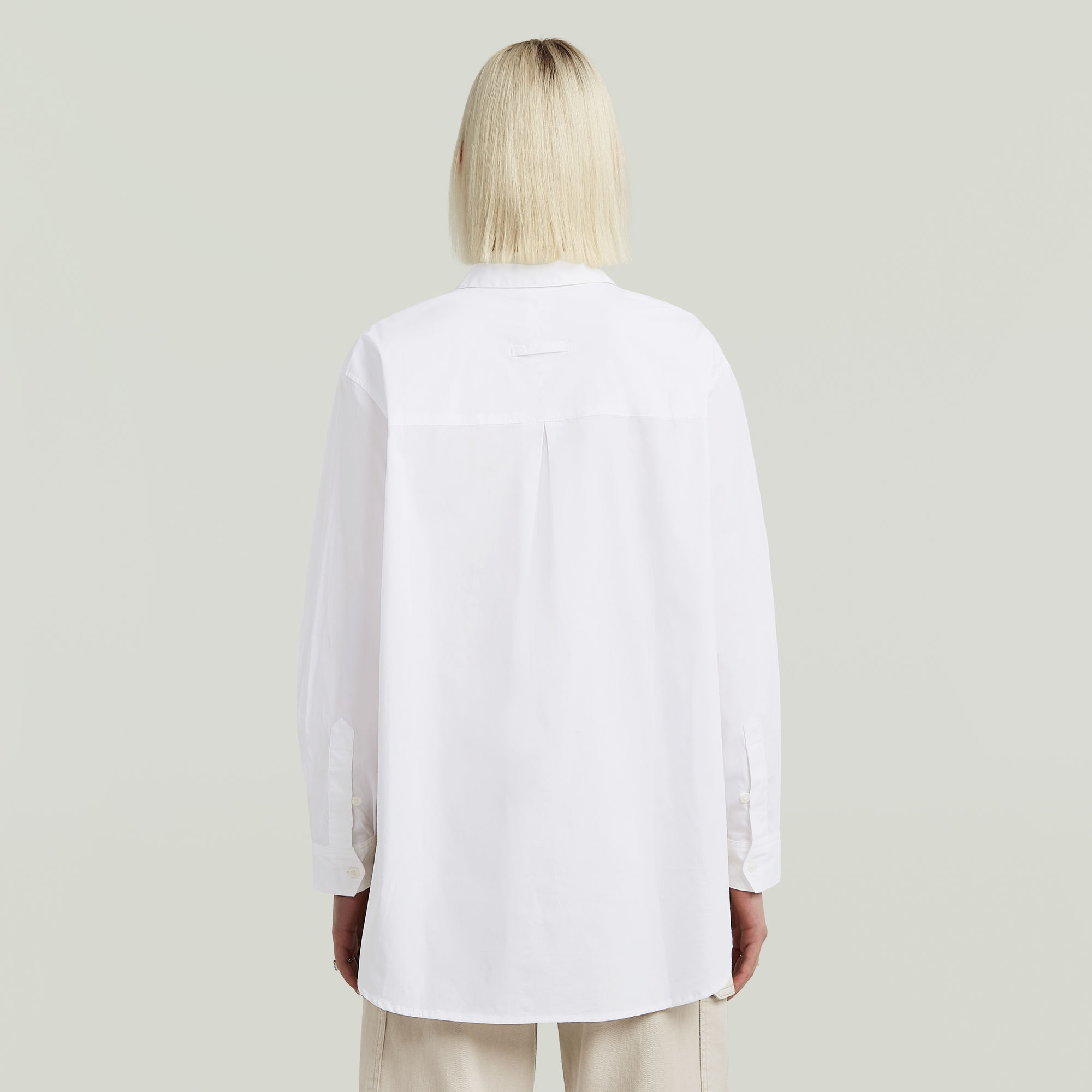 G-Star RAW Clean Boyfriend Shirt Wit Dames