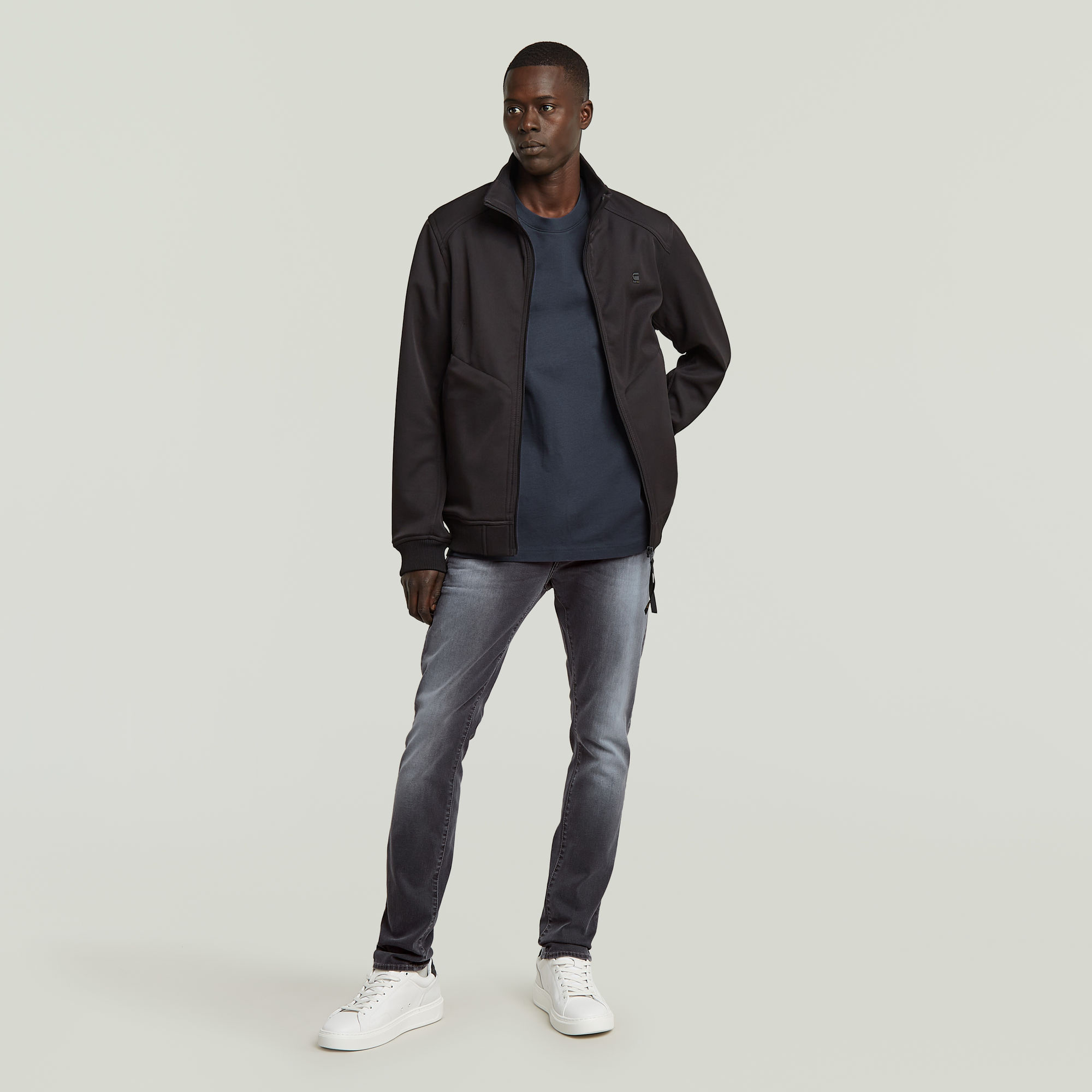 G-Star RAW Softshell Track Jacket Zwart Heren