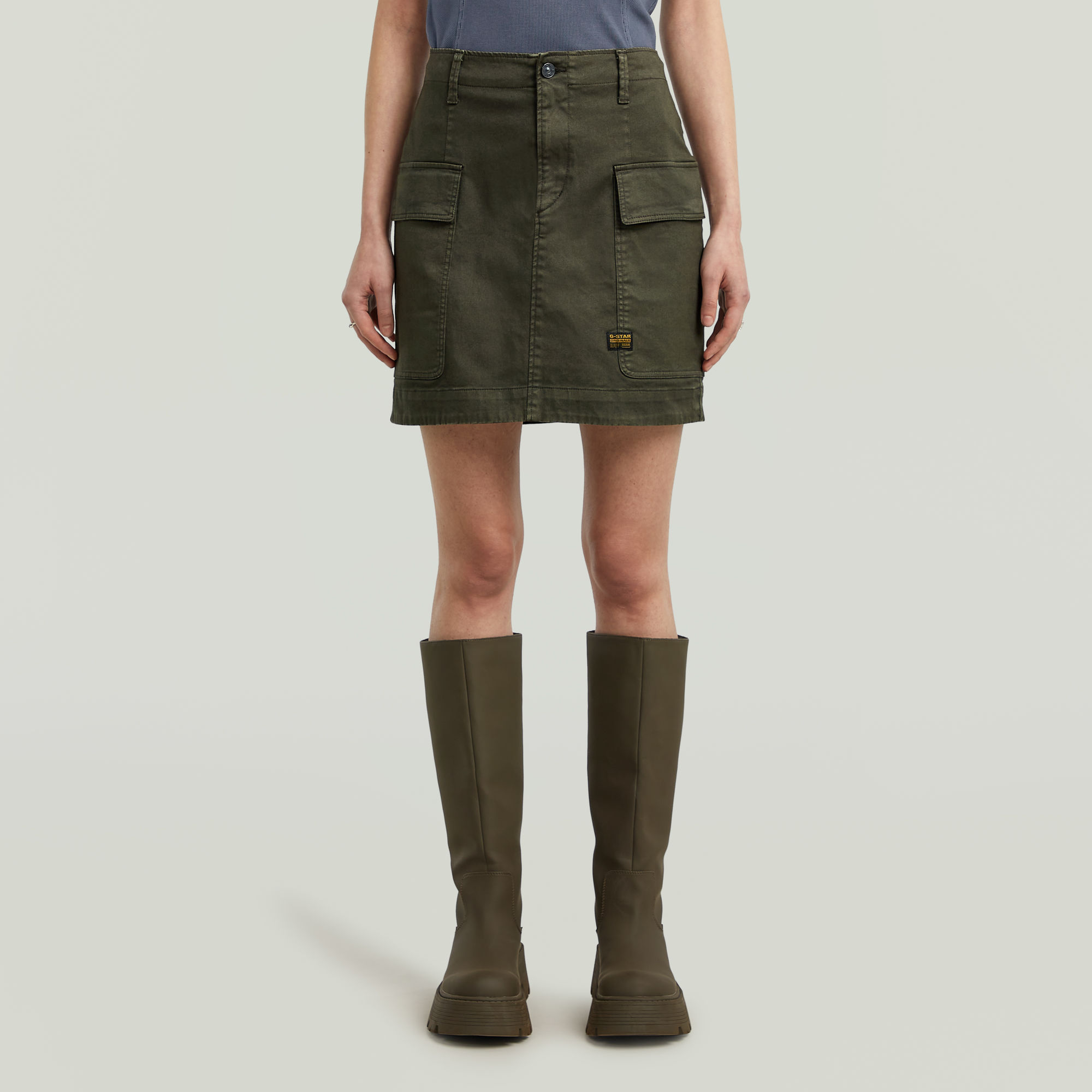 G-Star RAW Short Cargorok - Grijs - Dames