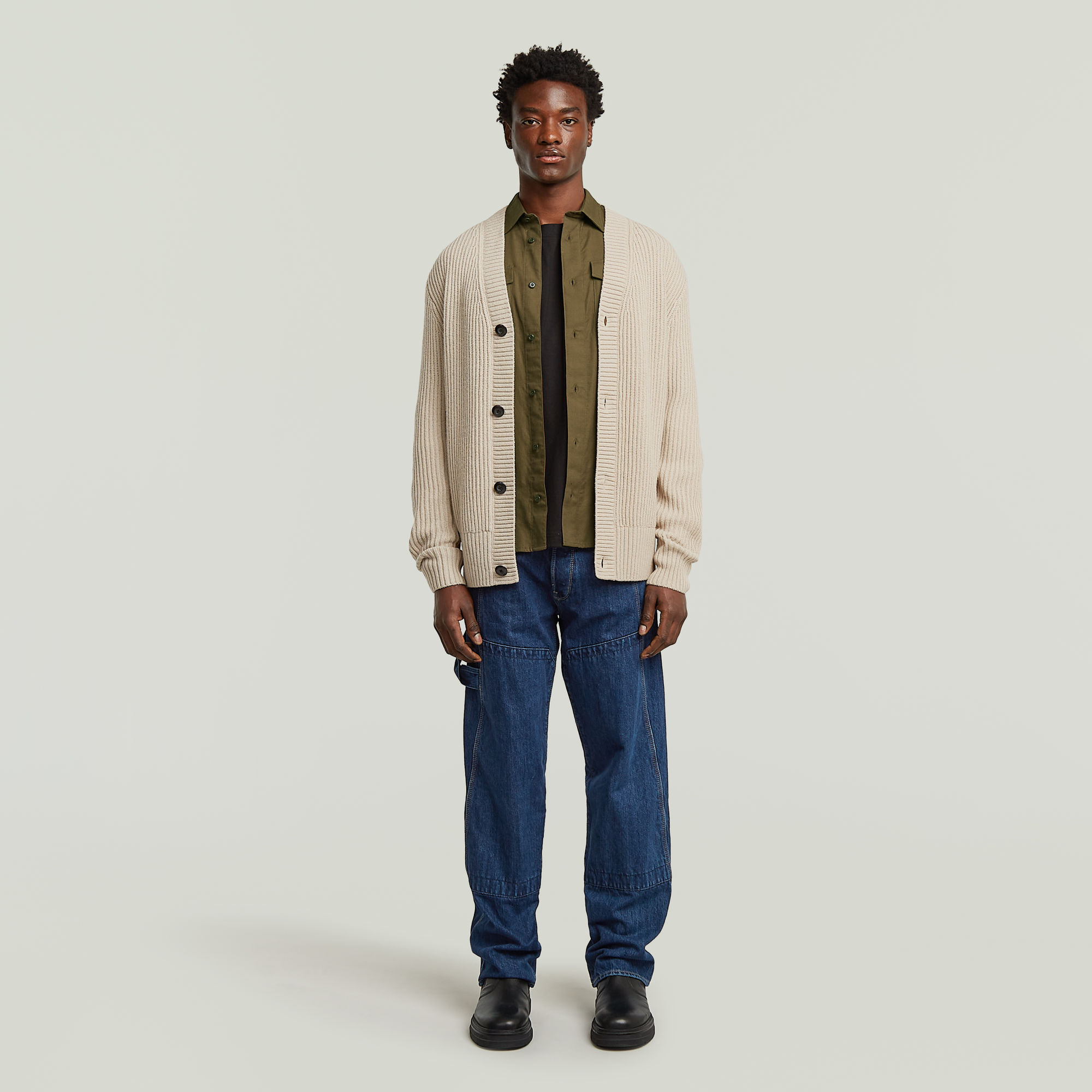 Thumbnail - Contor Loose Carpenter Jeans - Dunkelblau - Herren
