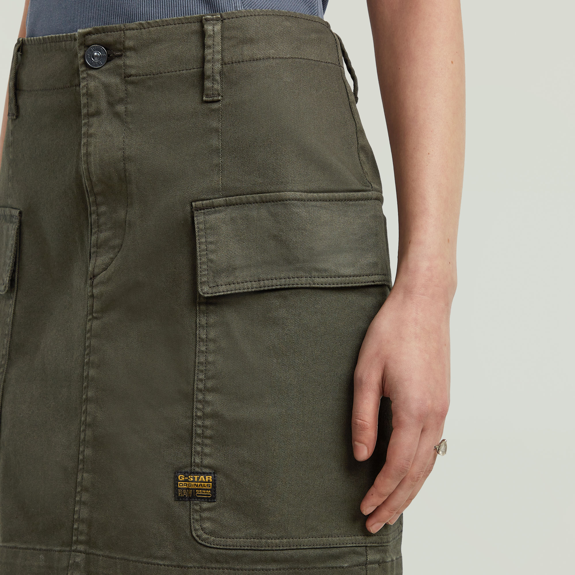 G-Star RAW Short Cargorok Grijs Dames