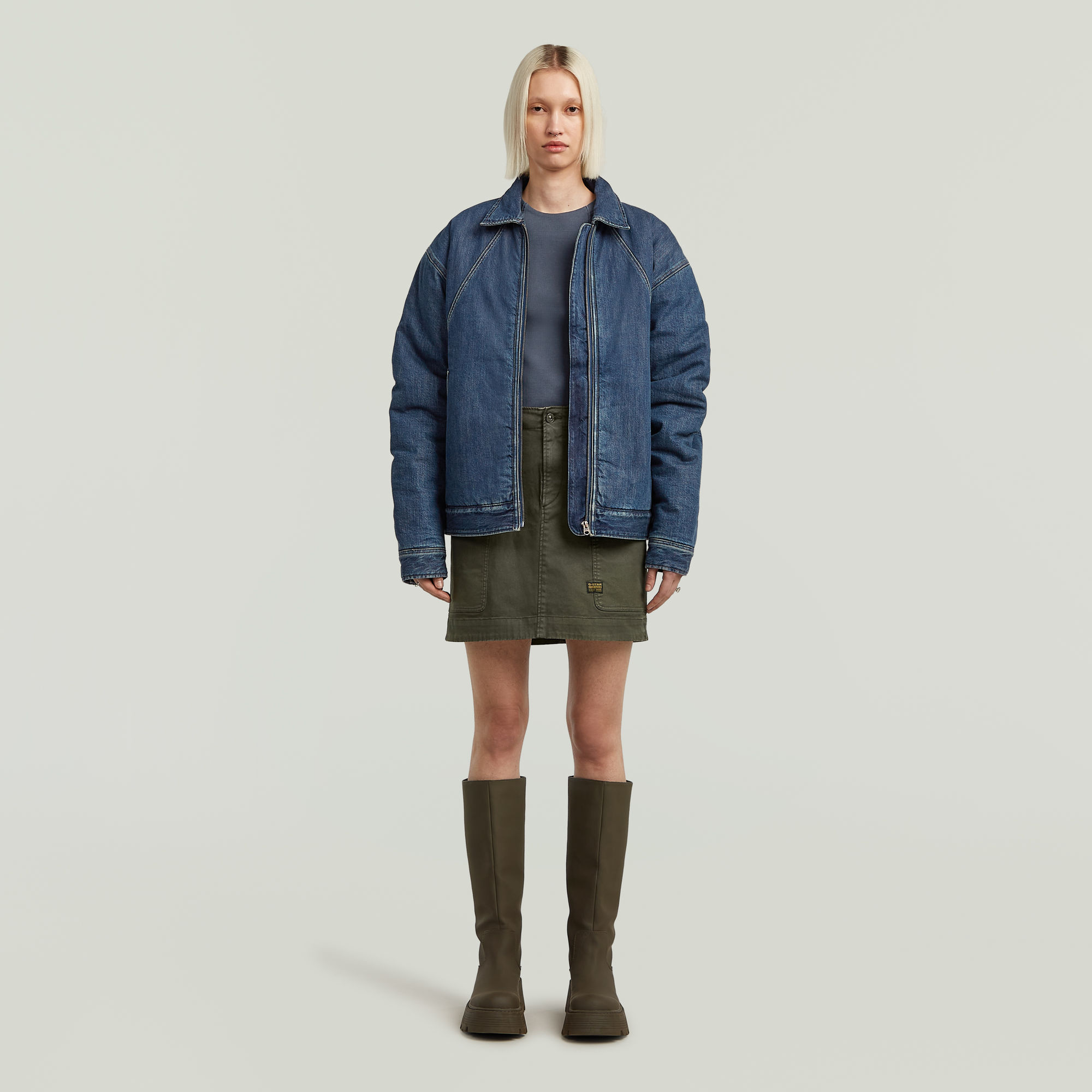 G-Star RAW Short Cargorok Grijs Dames