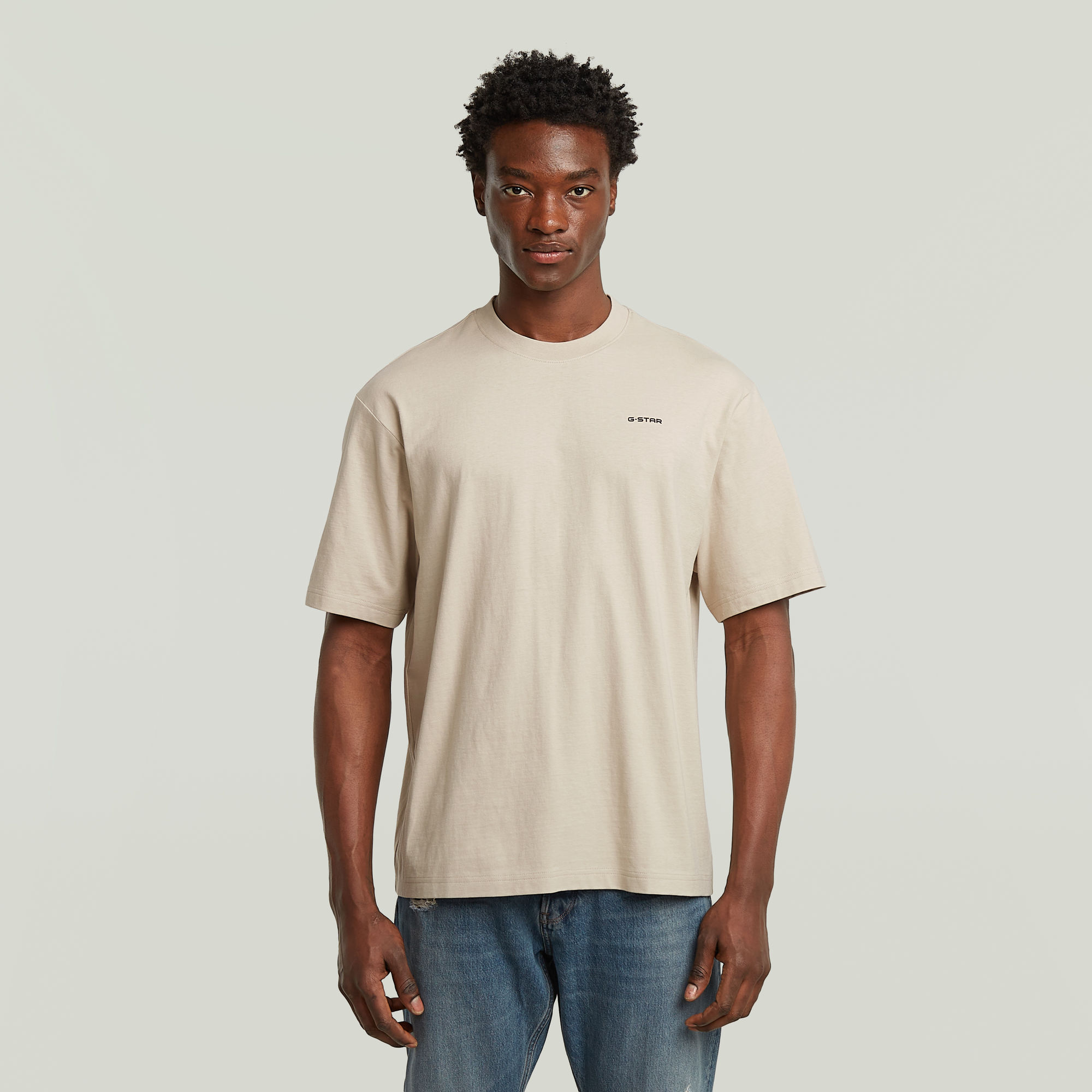 

Boxy Base T-Shirt - Beige - Men