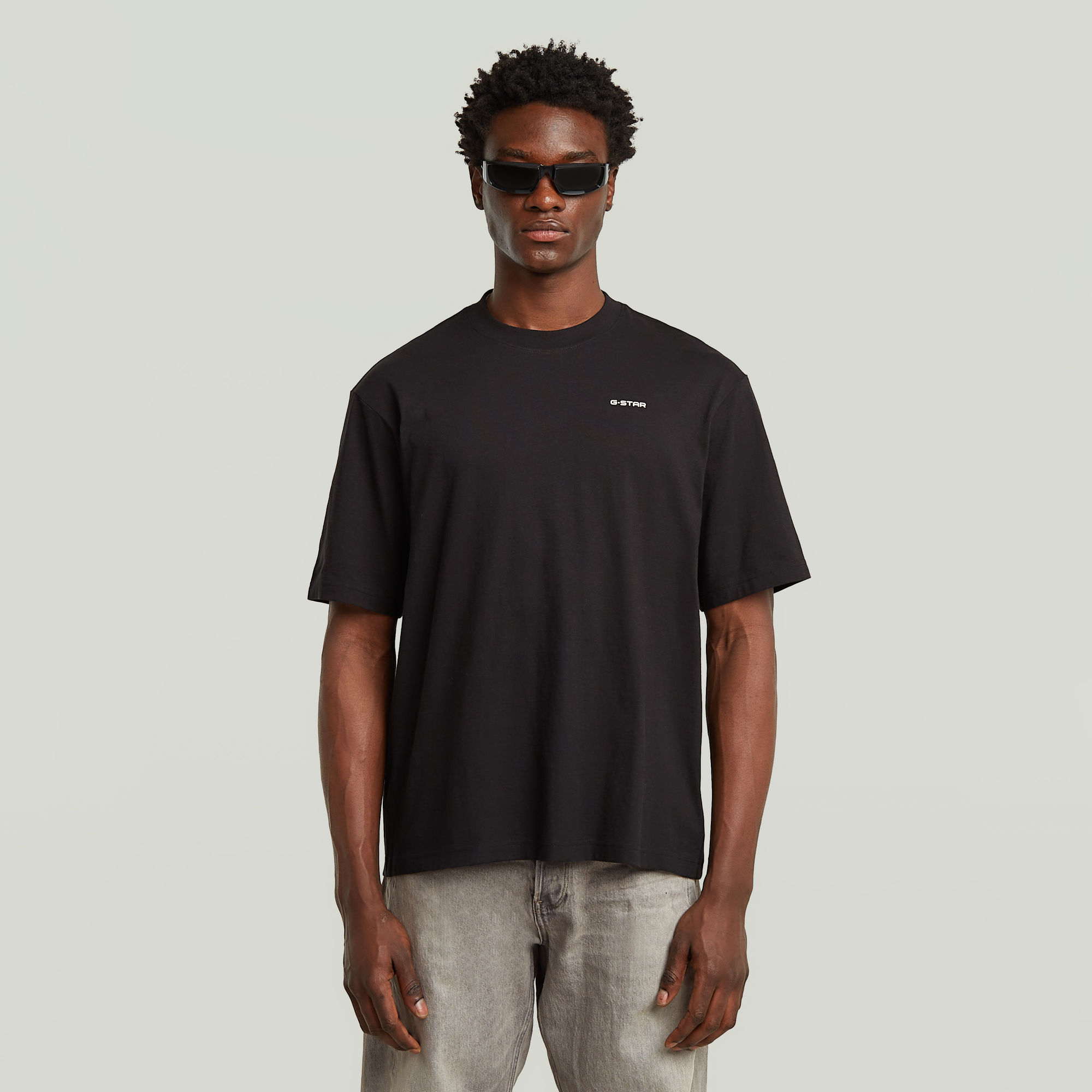 T-shirt Boxy Base - Noir - Hommes - G-Star RAW - Modalova