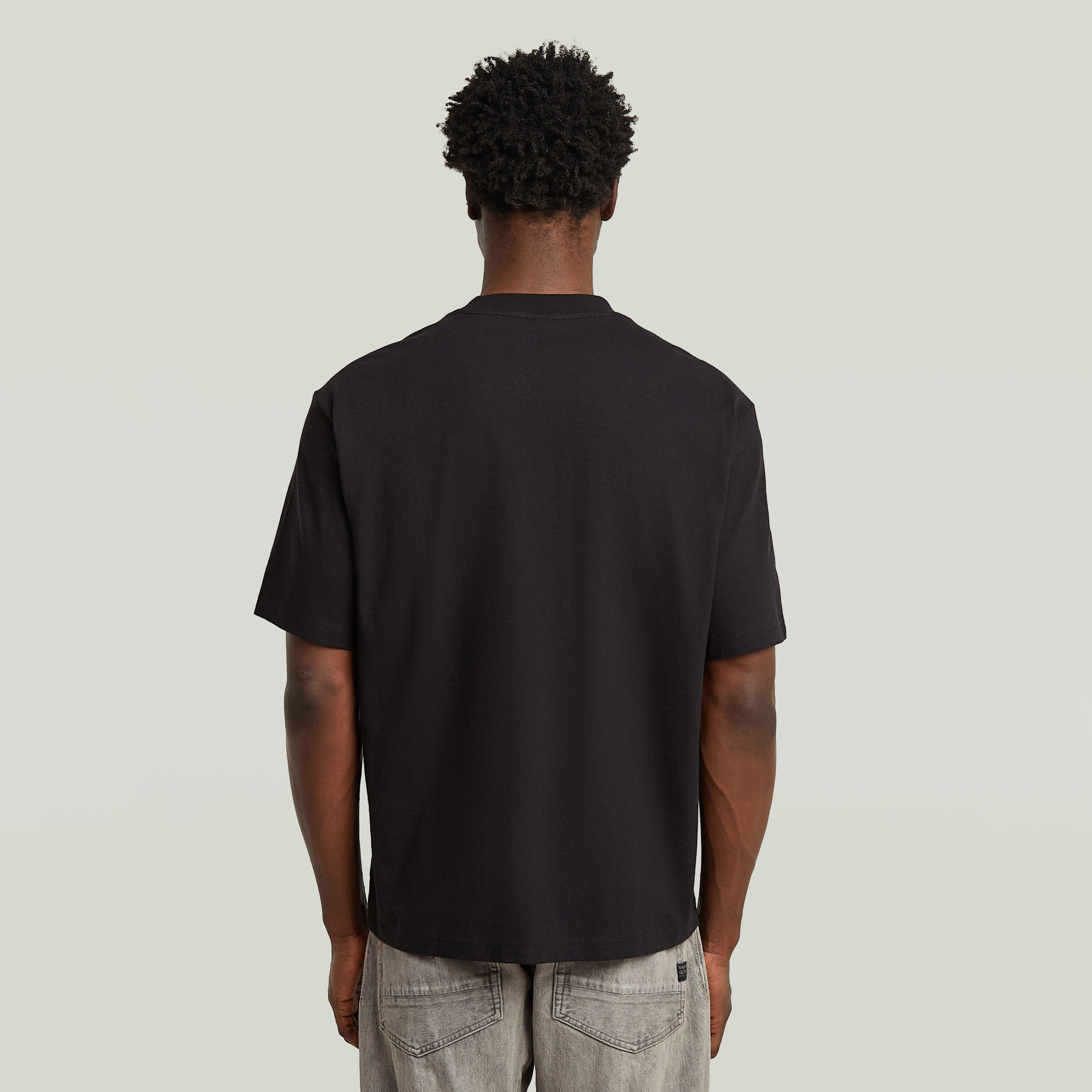 G-Star RAW Boxy Base T-shirt Zwart Heren
