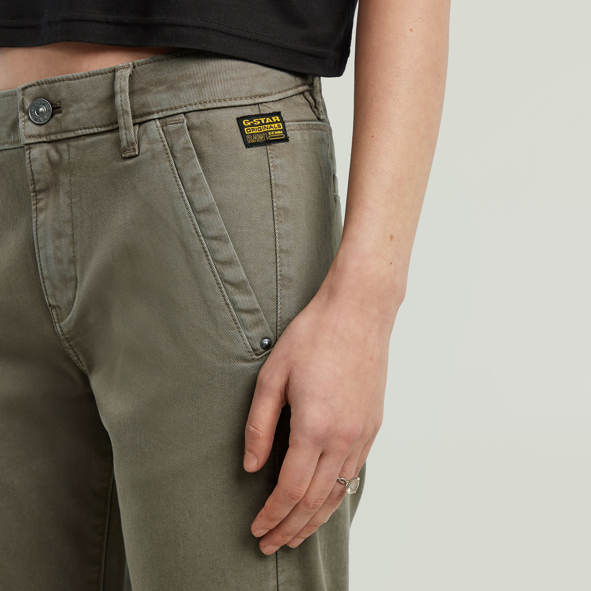 G-Star RAW Kate Boyfriend Chino Bruin Dames