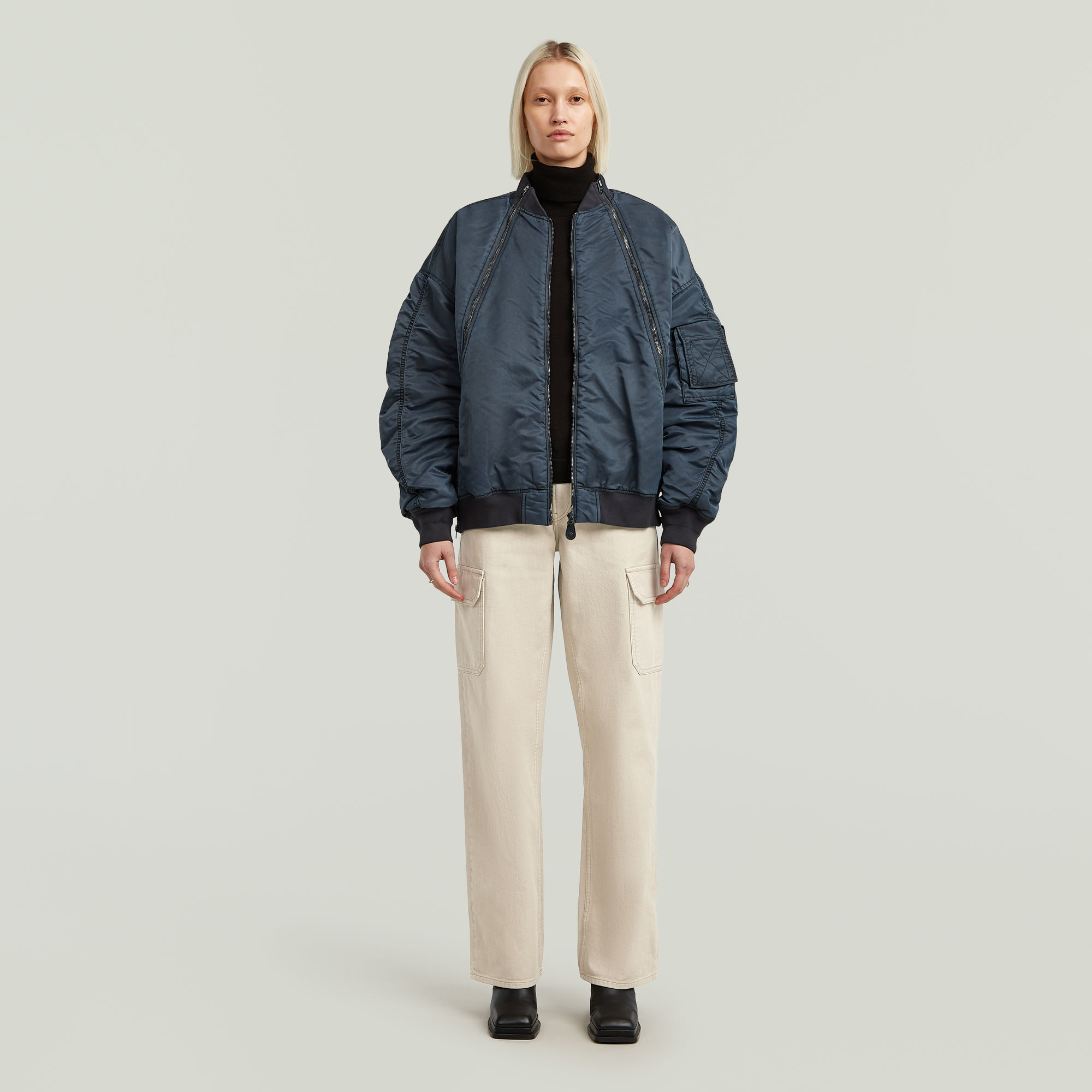 Thumbnail - Judee Cargohose - Beige - Damen